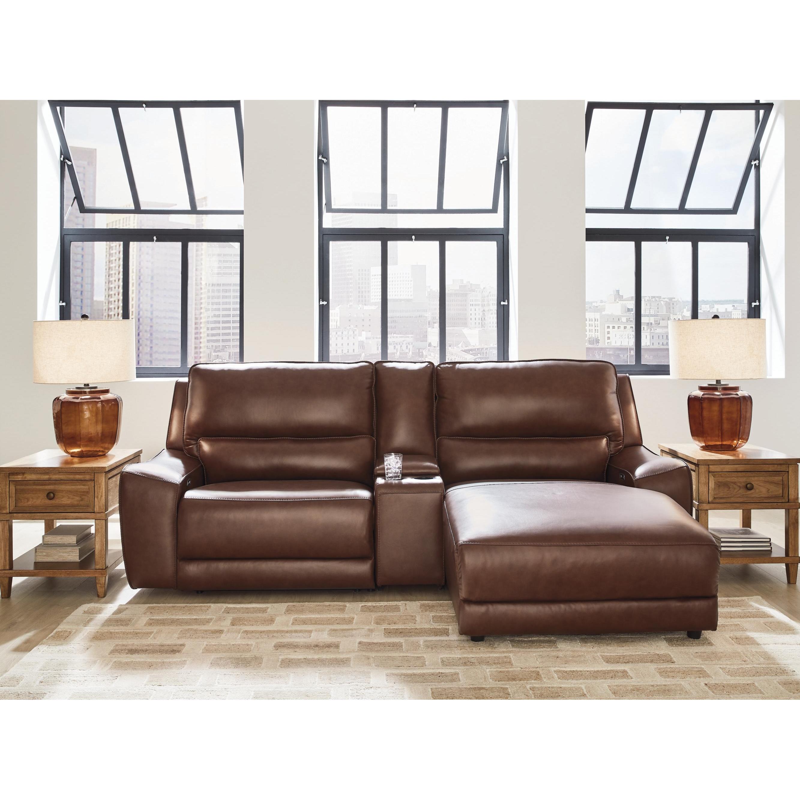 Signature Design by Ashley DeepWakes PCU62607S4 3 pc Power Reclining Sectional with Chaise - Image 2