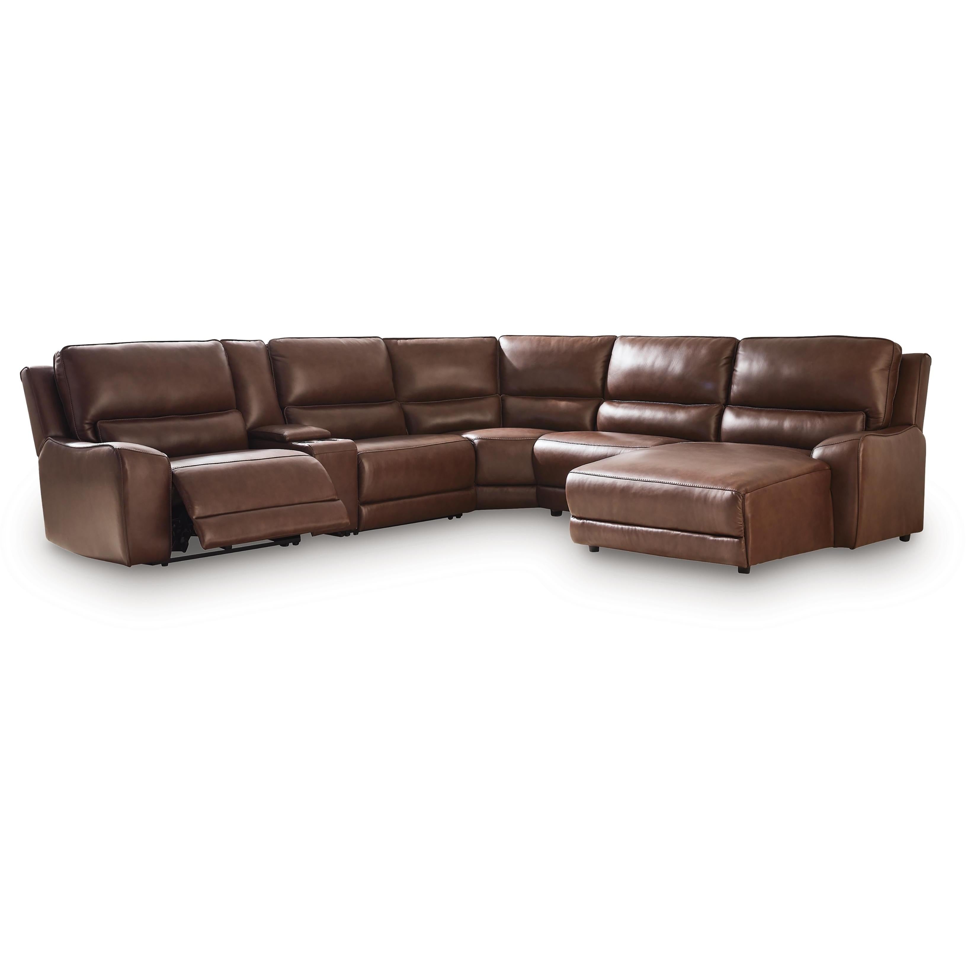 Signature Design by Ashley DeepWakes PCU62607S6 6 pc Power Reclining Sectional with Chaise - Image 1