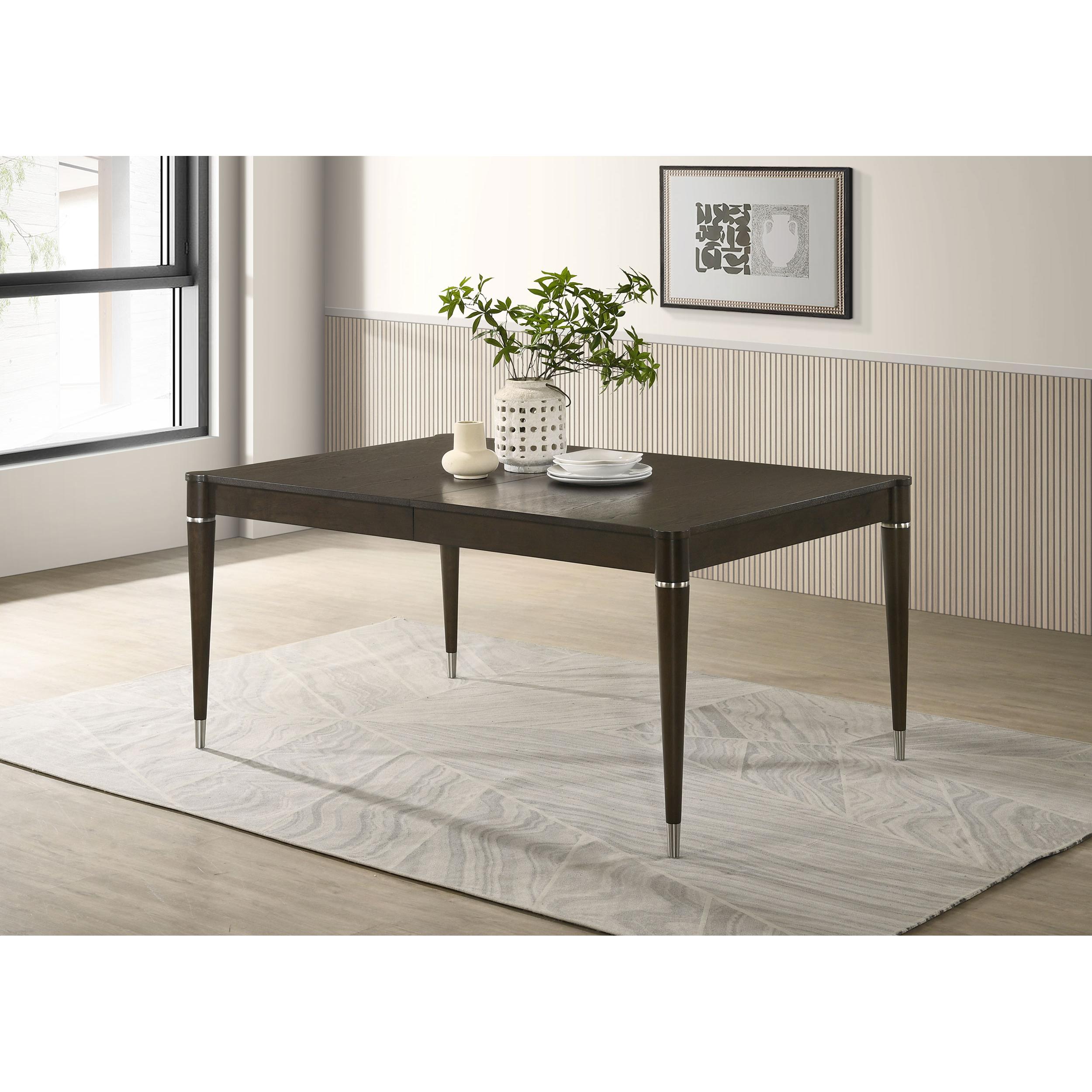 Coaster Furniture Reseda 193671 81-inch Extension Leaf Dining Table - Ash Brown - Image 3