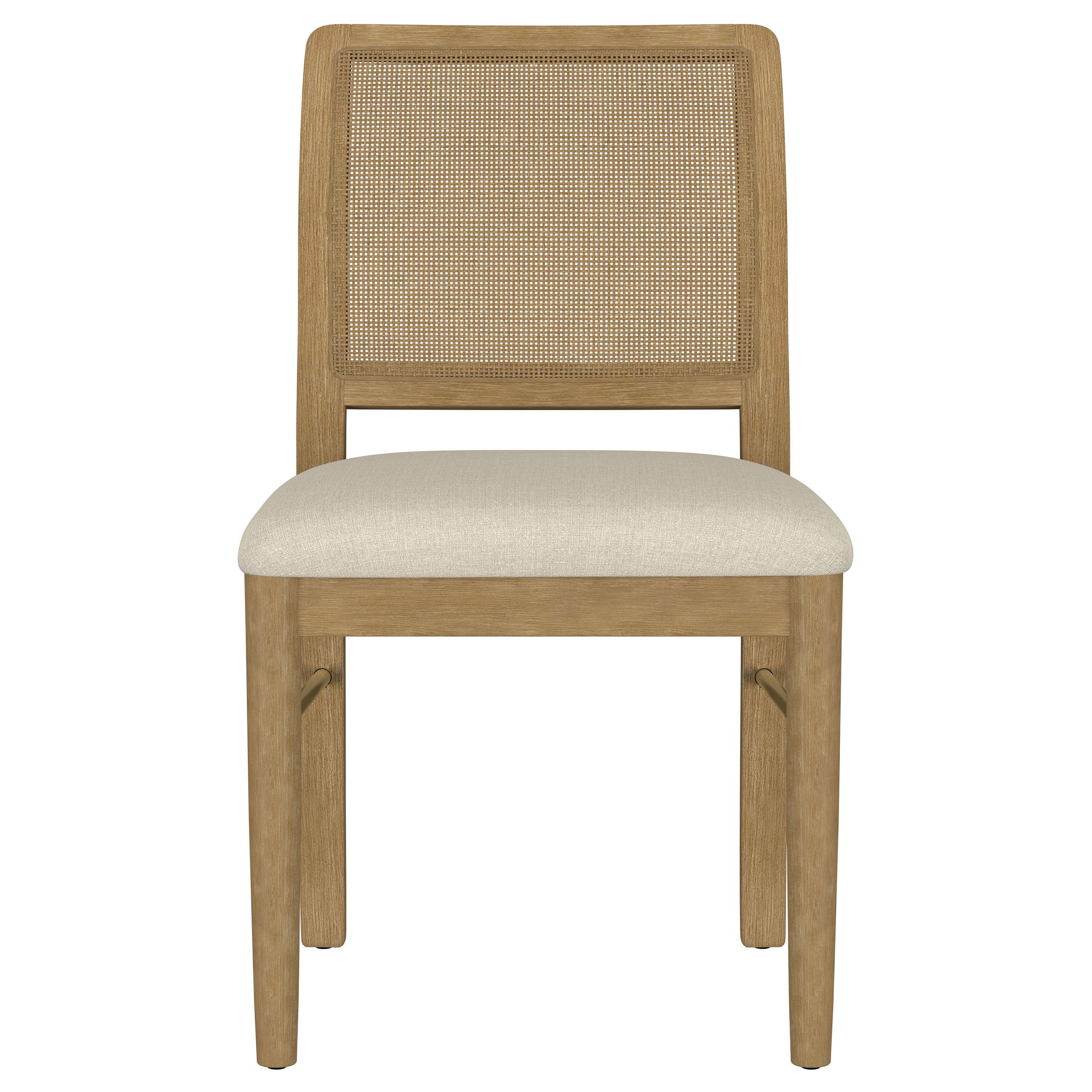 Coaster Furniture Arini 108932SWD Set of 2 Rattan Cane Dining Side Chair - Sand Wash - Image 3