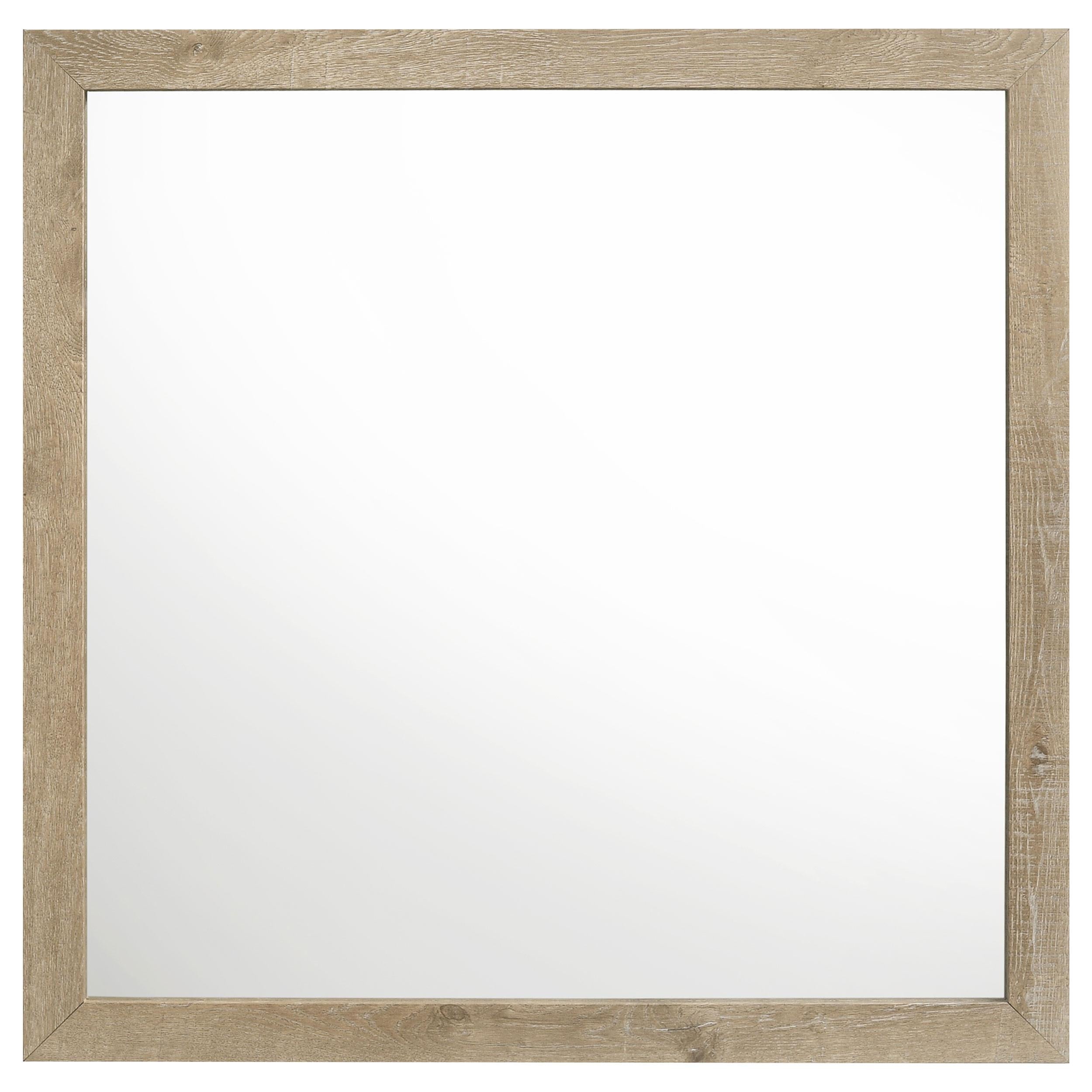 Coaster Furniture Oakglen 225104 Dresser Mirror - Weathered Oak - Image 3