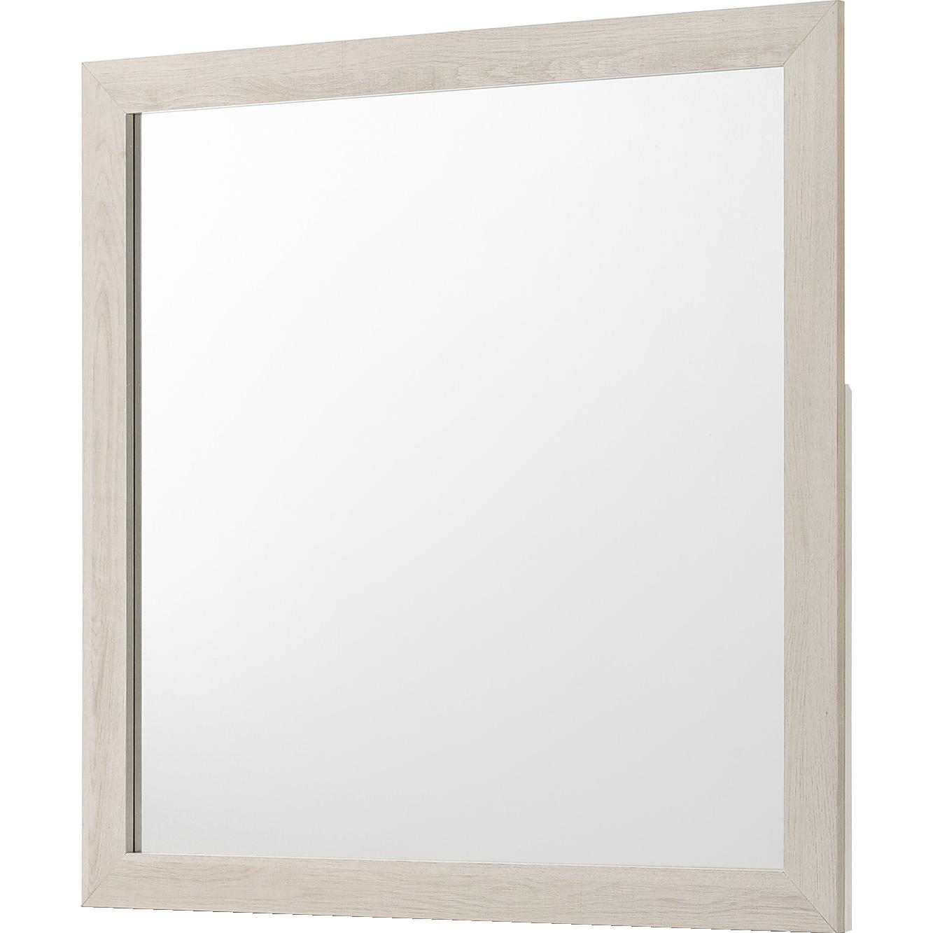 Crown Mark Atticus B6982-11 Dresser Mirror - White - Image 1