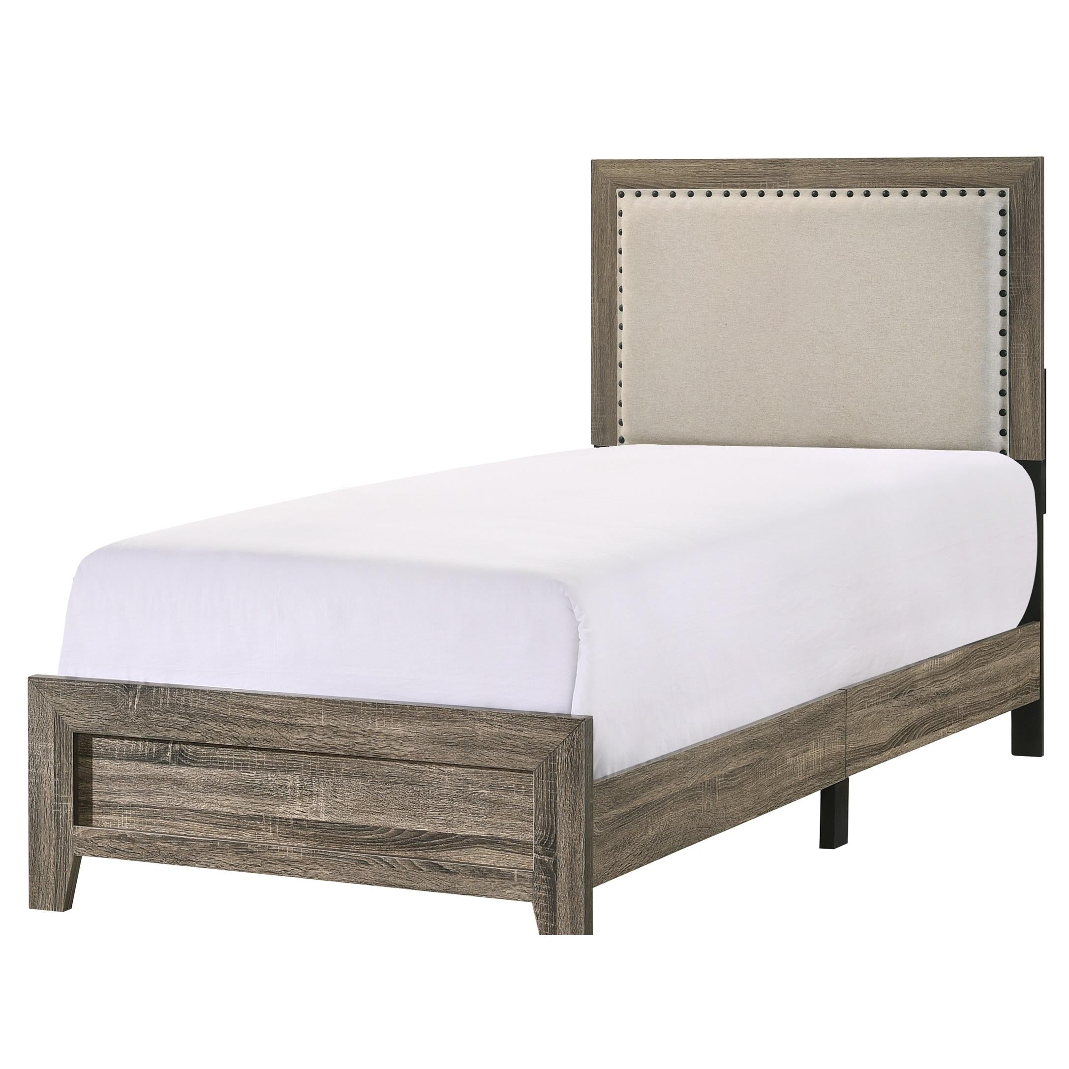 Crown Mark Millie B9205-T-BED Twin Upholstered Bed - Image 1