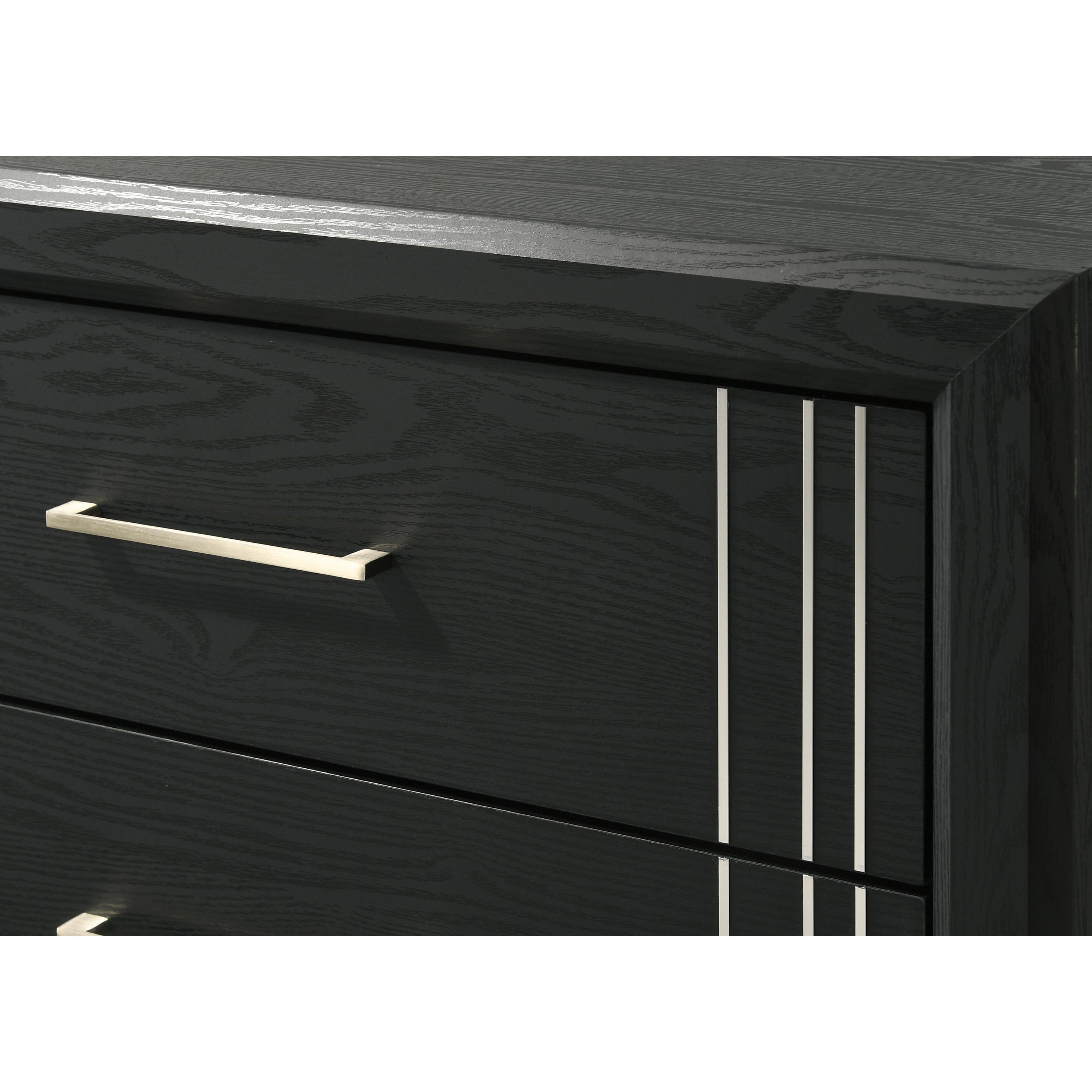 Crown Mark Charlie B9235-4 Chest - Charcoal - Image 3