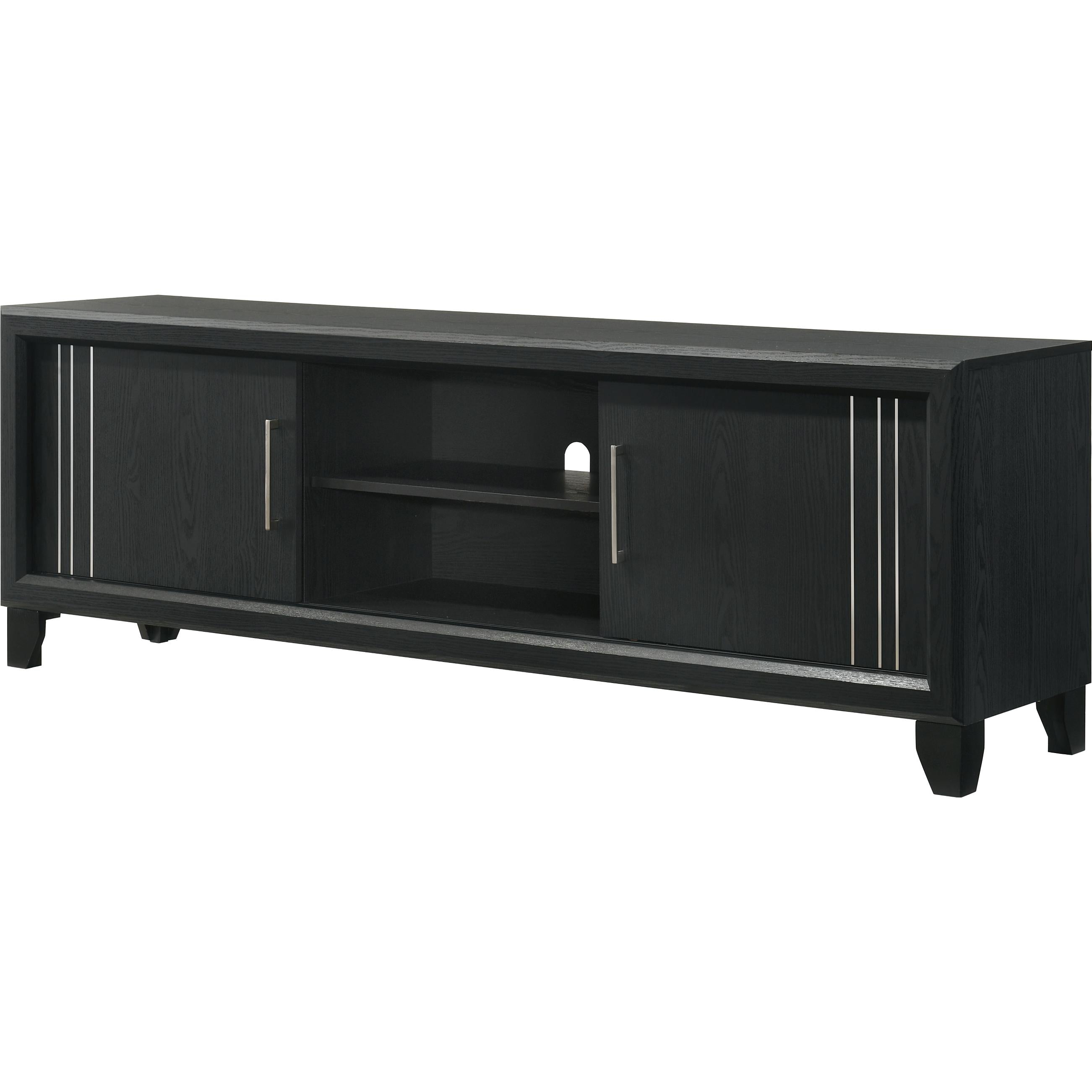 Crown Mark Charlie B9235-9 TV Stand - Charcoal - Image 1