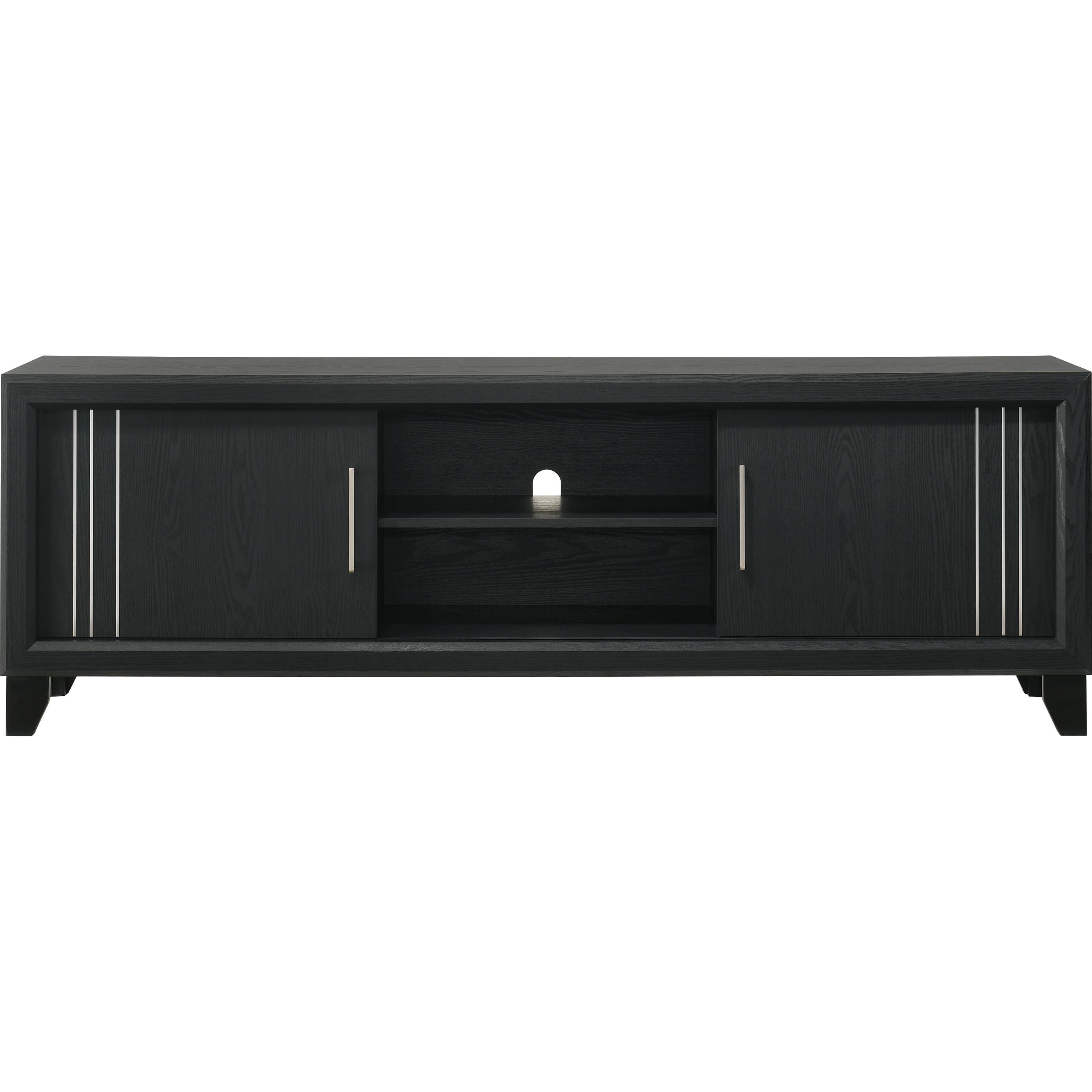 Crown Mark Charlie B9235-9 TV Stand - Charcoal - Image 2