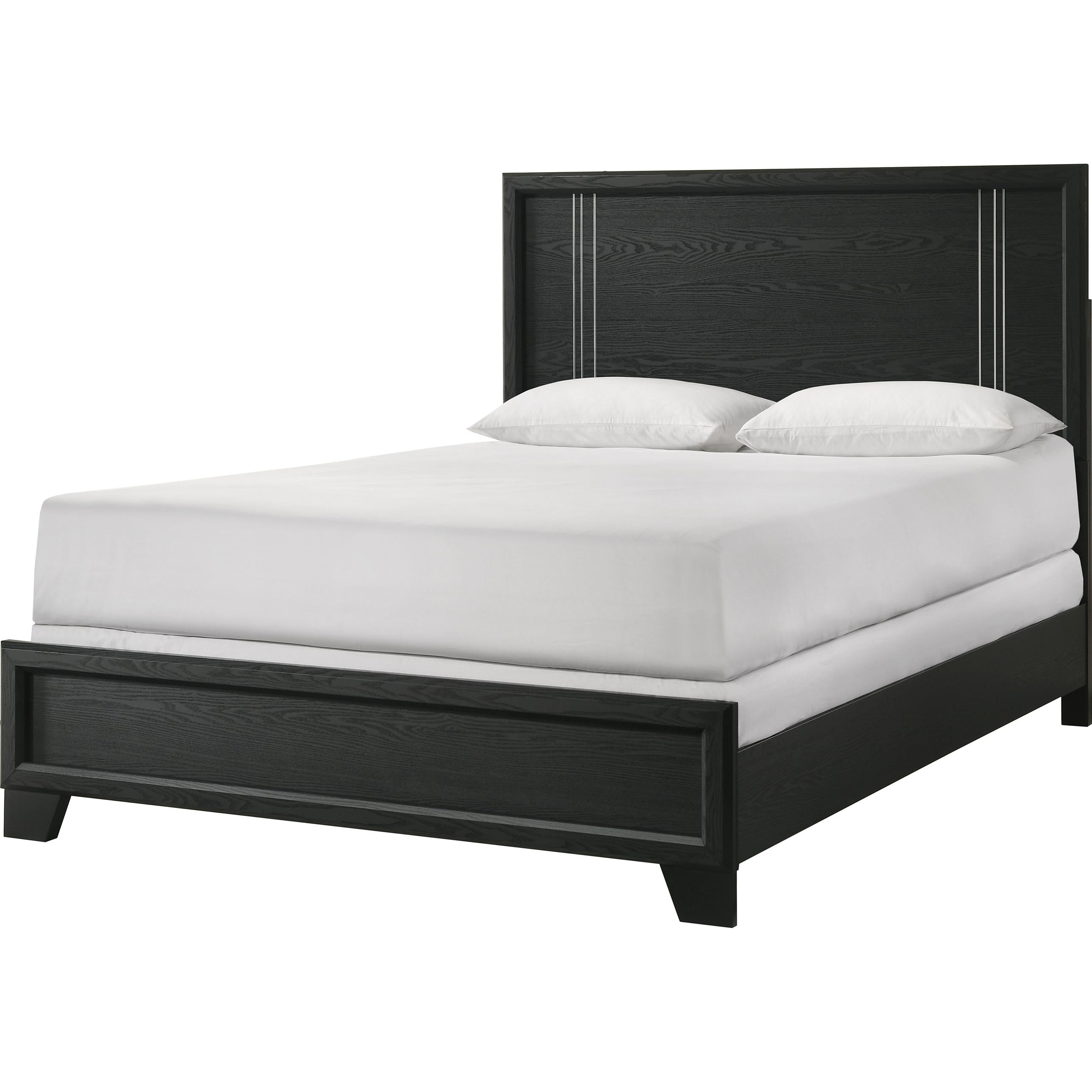 Crown Mark Charlie B9235-K King Bed - Charcoal - Image 1