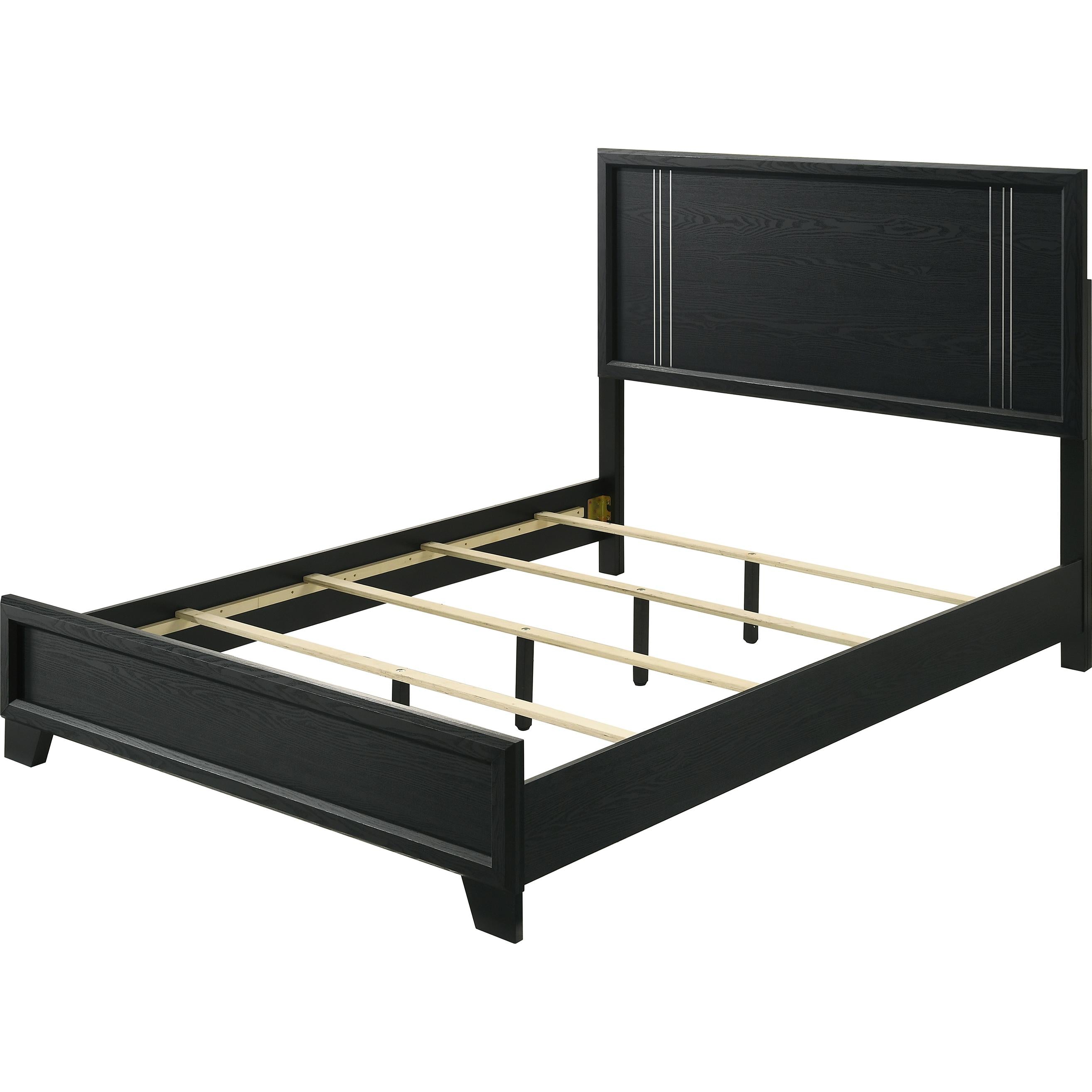 Crown Mark Charlie B9235-K King Bed - Charcoal - Image 2