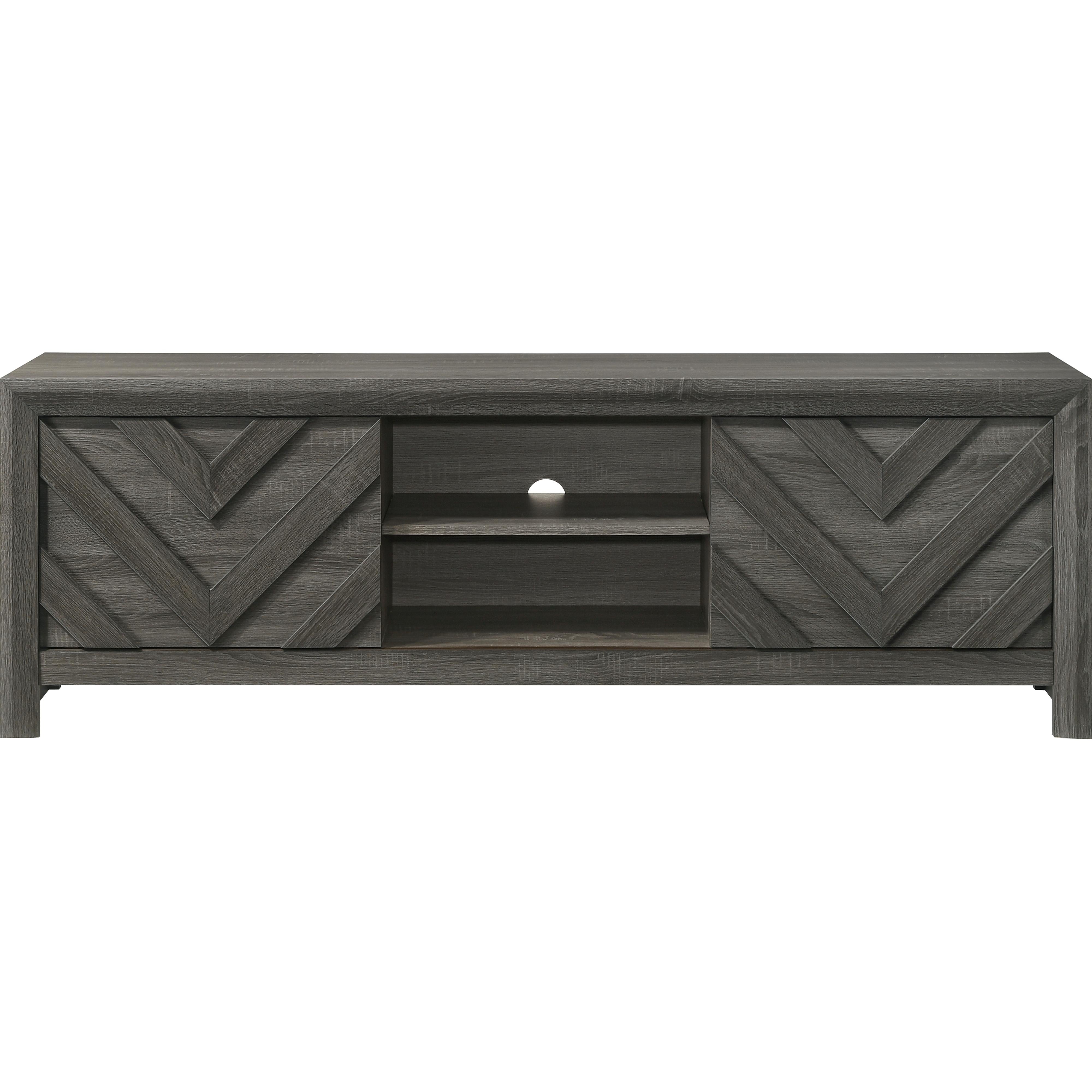 Crown Mark Valor B9335-9 TV Stand - Grey - Image 2