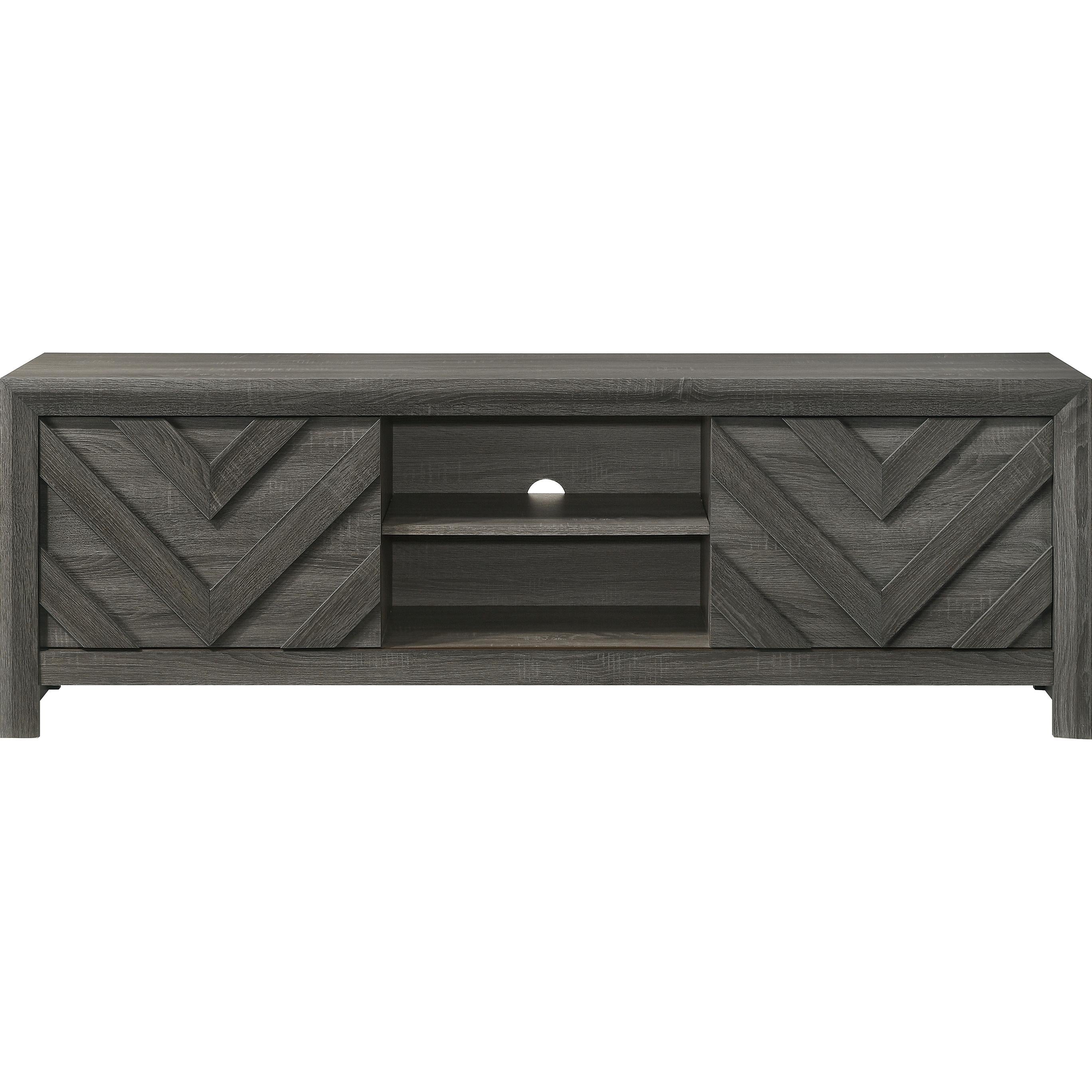 Crown Mark Valor B9335-9 TV Stand - Grey - Image 3