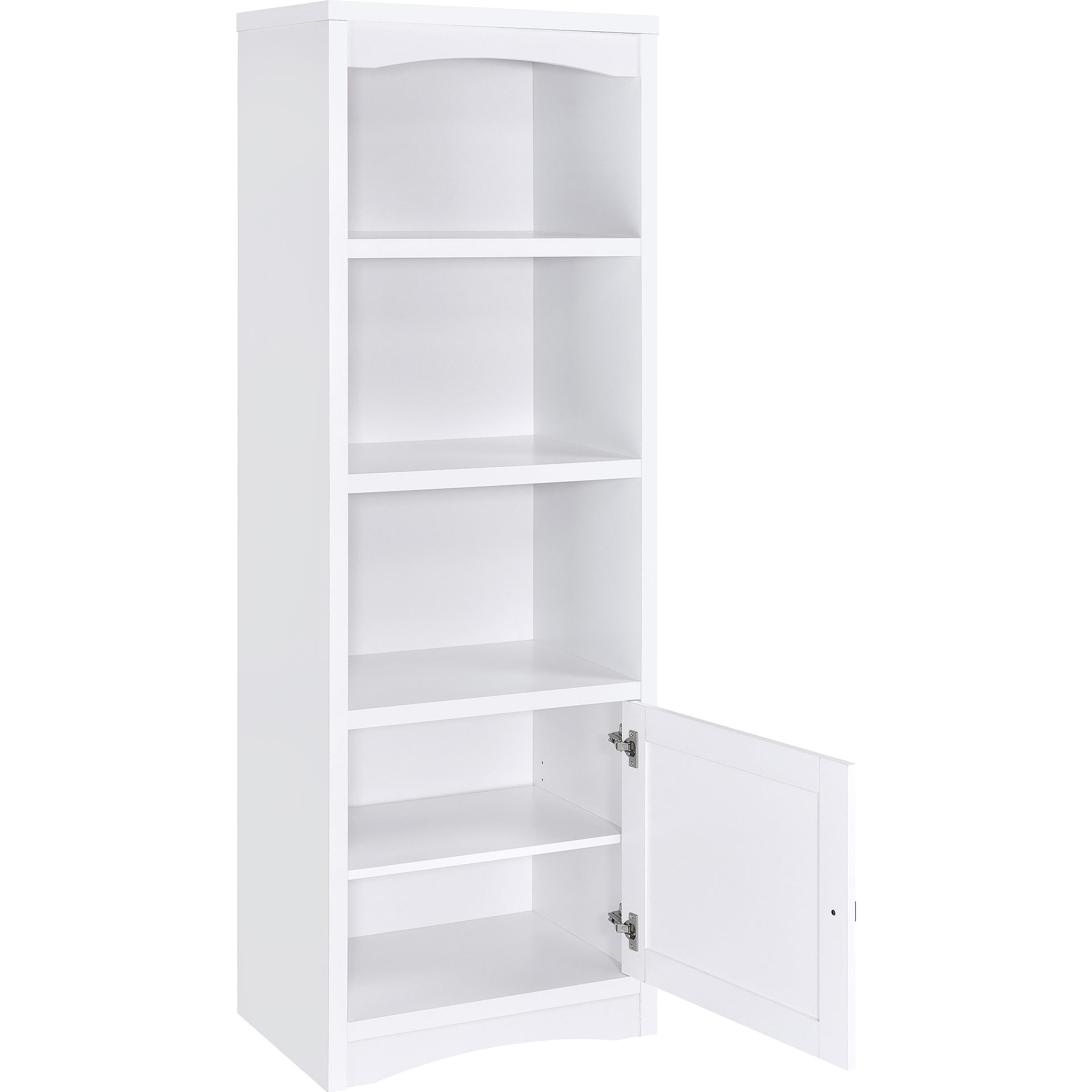Coaster Furniture Laughlin 724114 3-shelf Engineered Wood Media Tower - White - Image 3