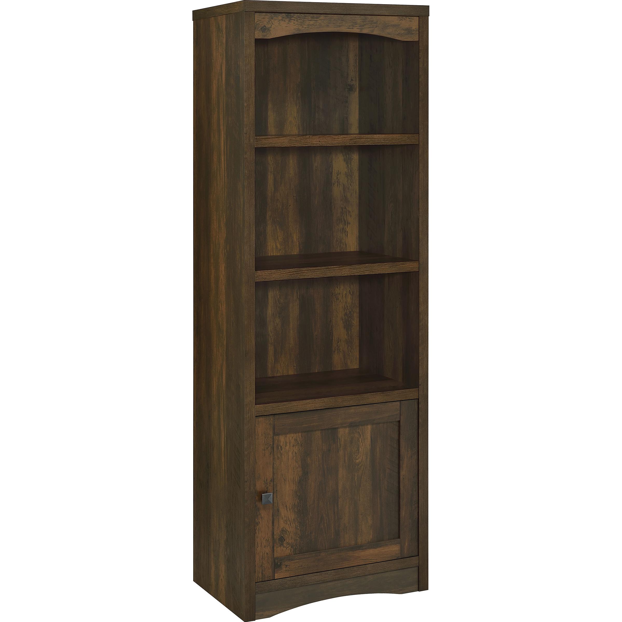 Coaster Furniture Laughlin 724124 3-shelf Engineered Wood Media Tower – Dark Pine