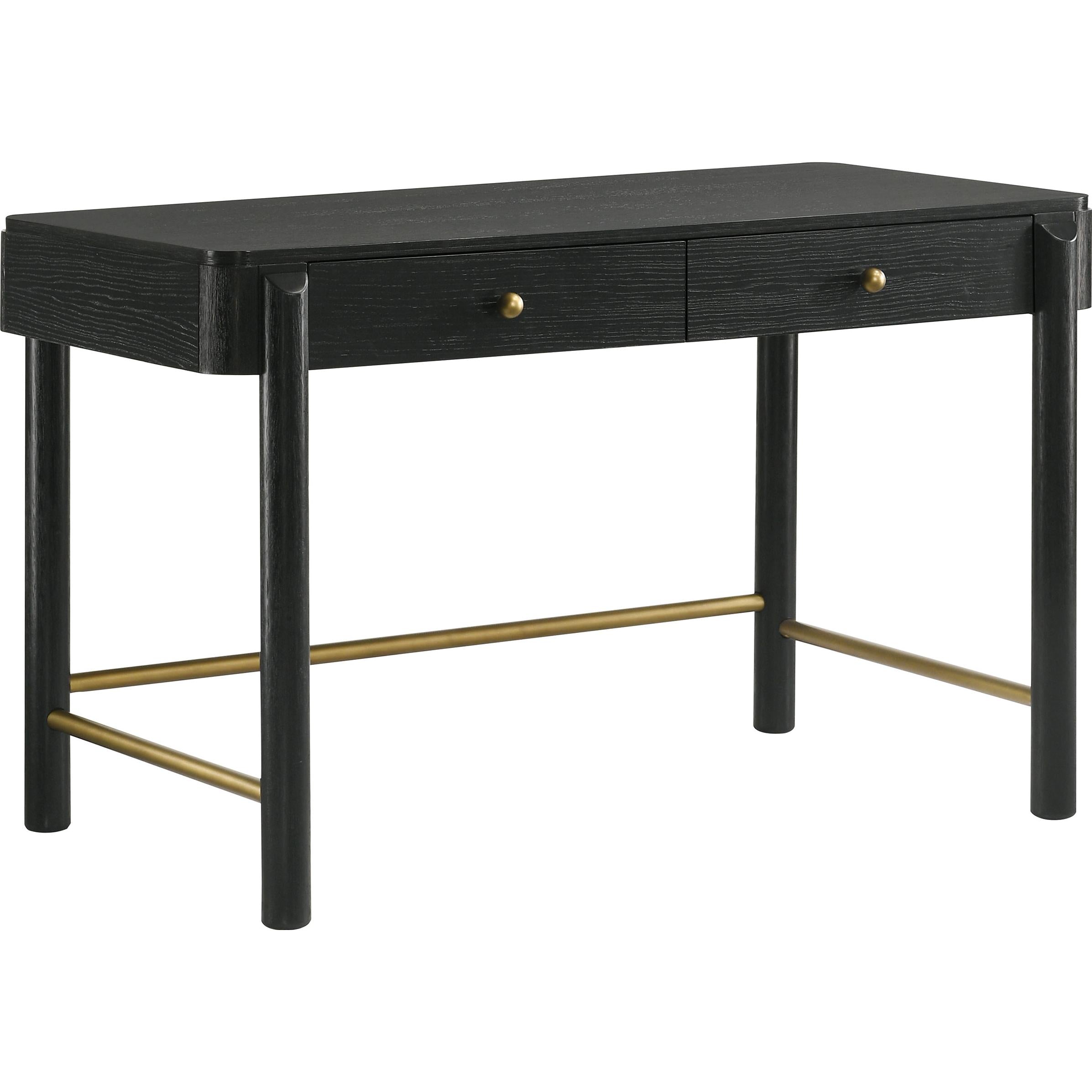 Coaster Furniture Arini 224337-SET 2-piece Makeup Vanity Table and Mirror Set - Black - Image 3