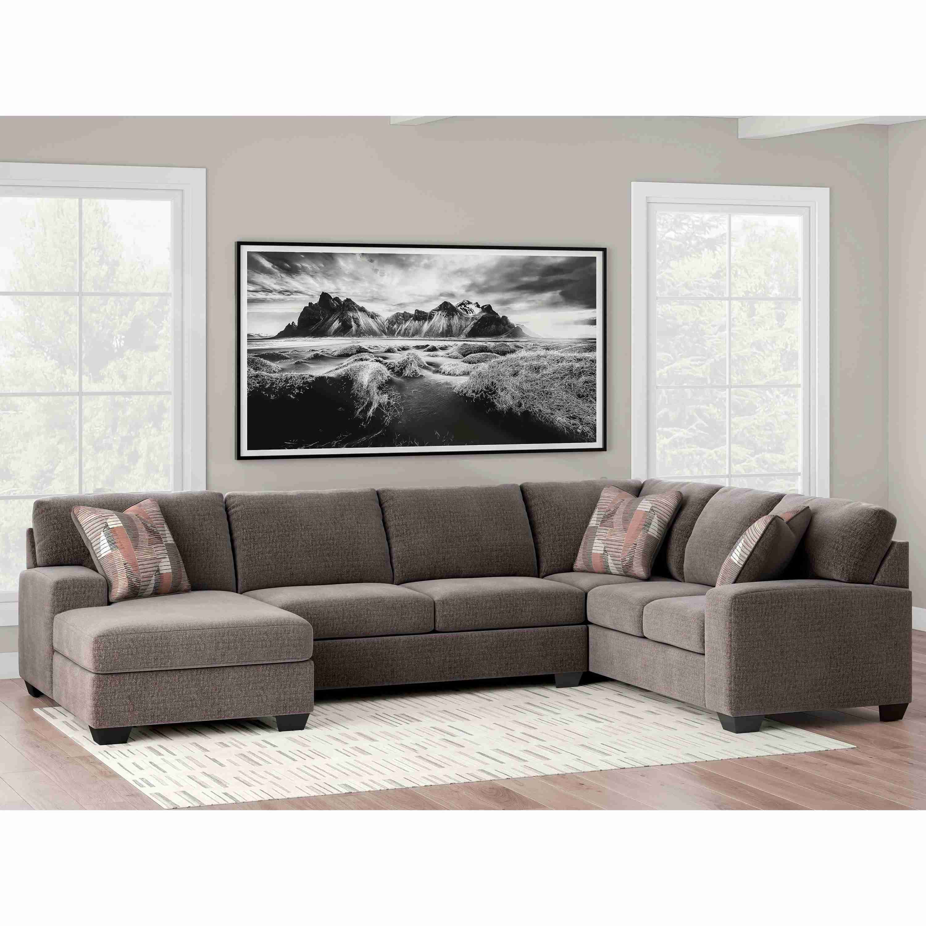 Signature Design by Ashley Seyler Lane 48405S1 3 pc Sectional with Chaise - Image 3