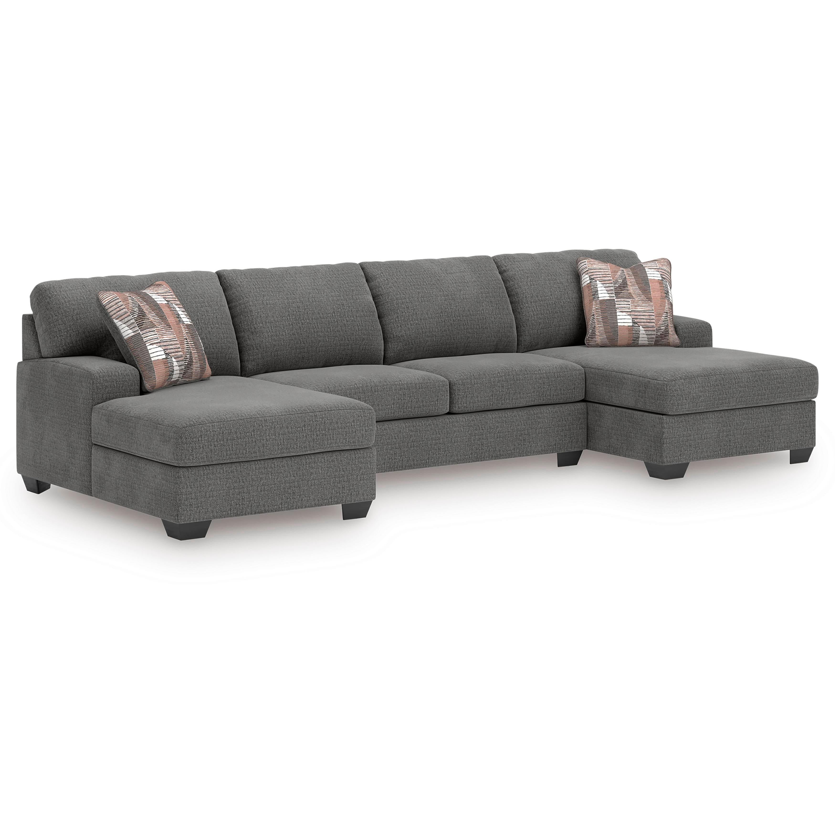 Signature Design by Ashley Seyler Lane 48405S3 3 pc Sectional with Double Chaise - Image 1