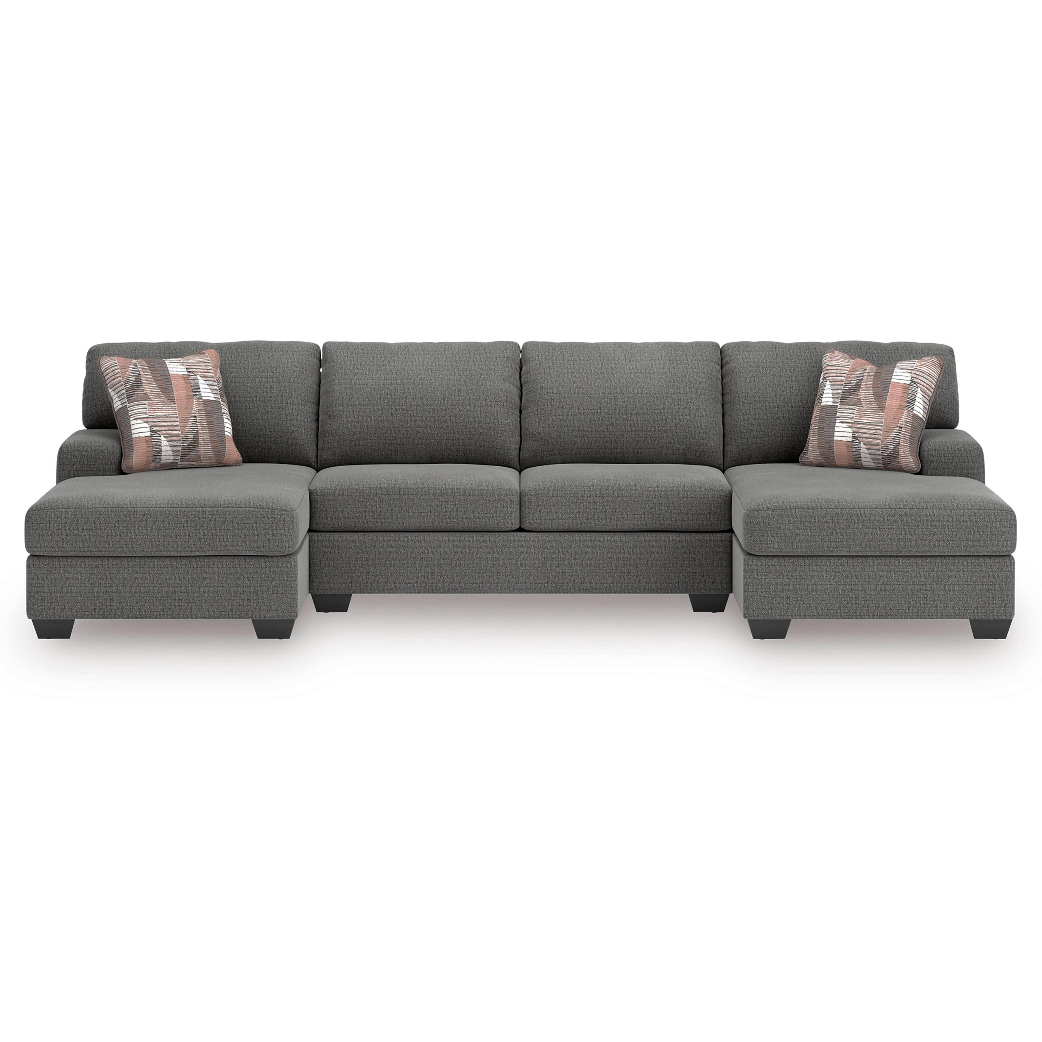 Signature Design by Ashley Seyler Lane 48405S3 3 pc Sectional with Double Chaise - Image 2