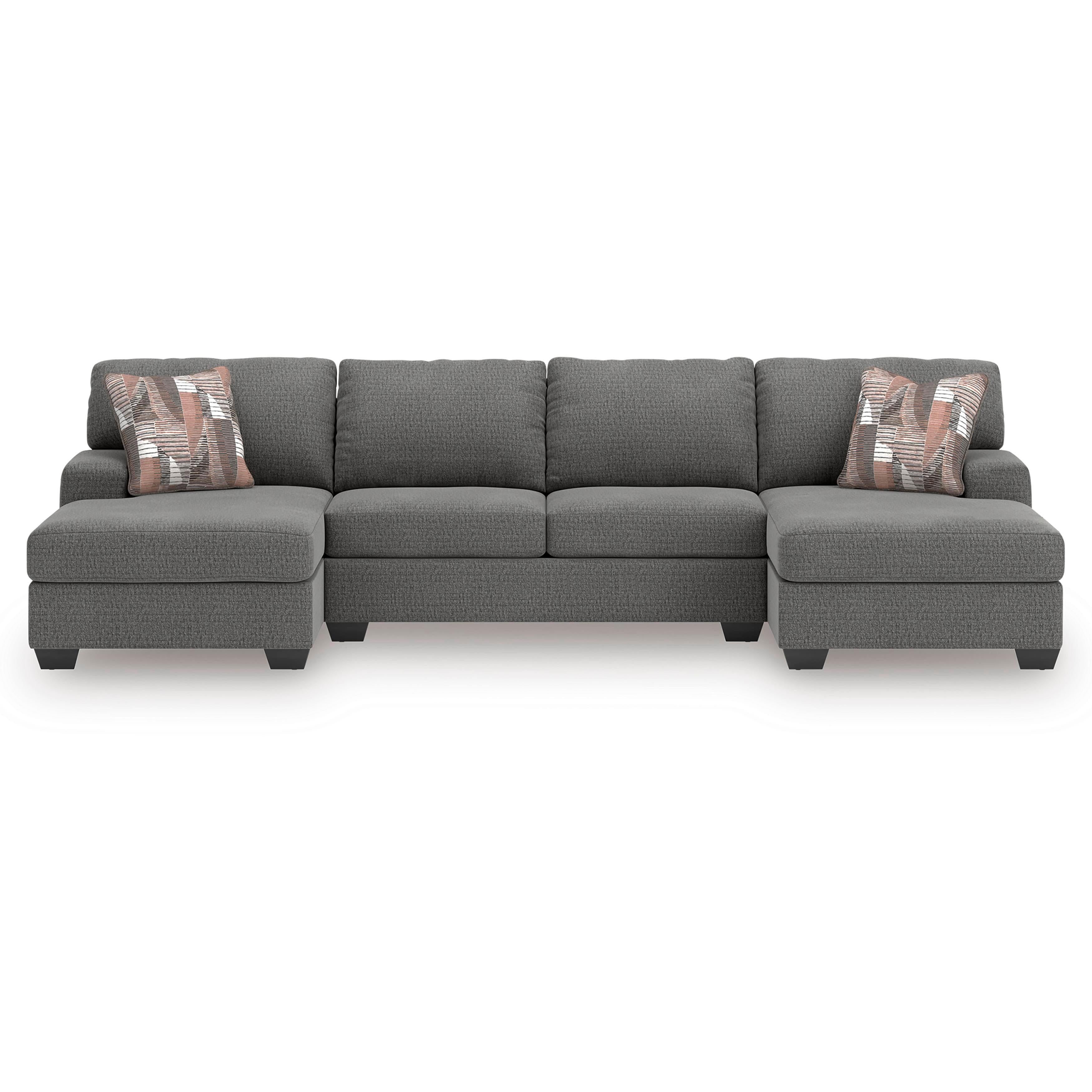 Signature Design by Ashley Seyler Lane 48405S7 3 pc Sleeper Sectional with Double Chaise - Image 2