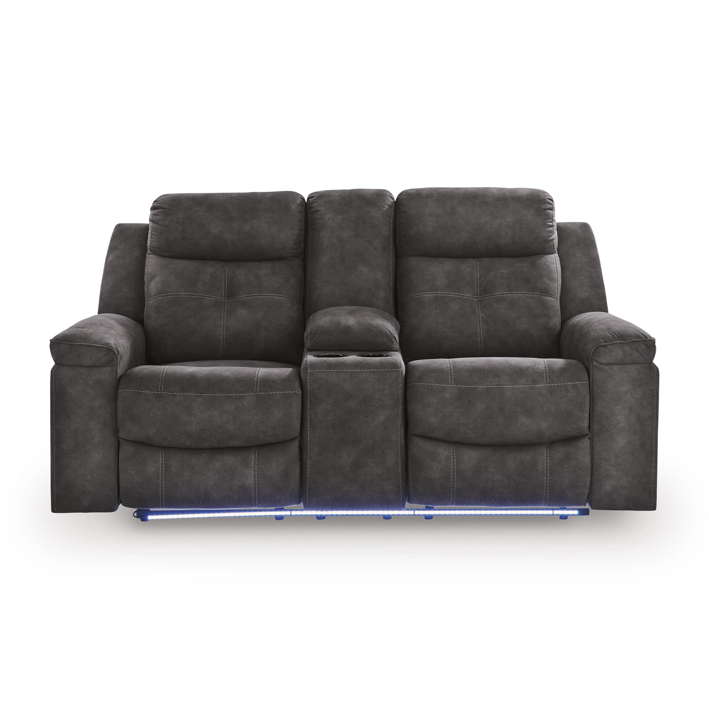 Benchcraft Brysonview 6360594 Double Reclining Loveseat with Console - Image 2