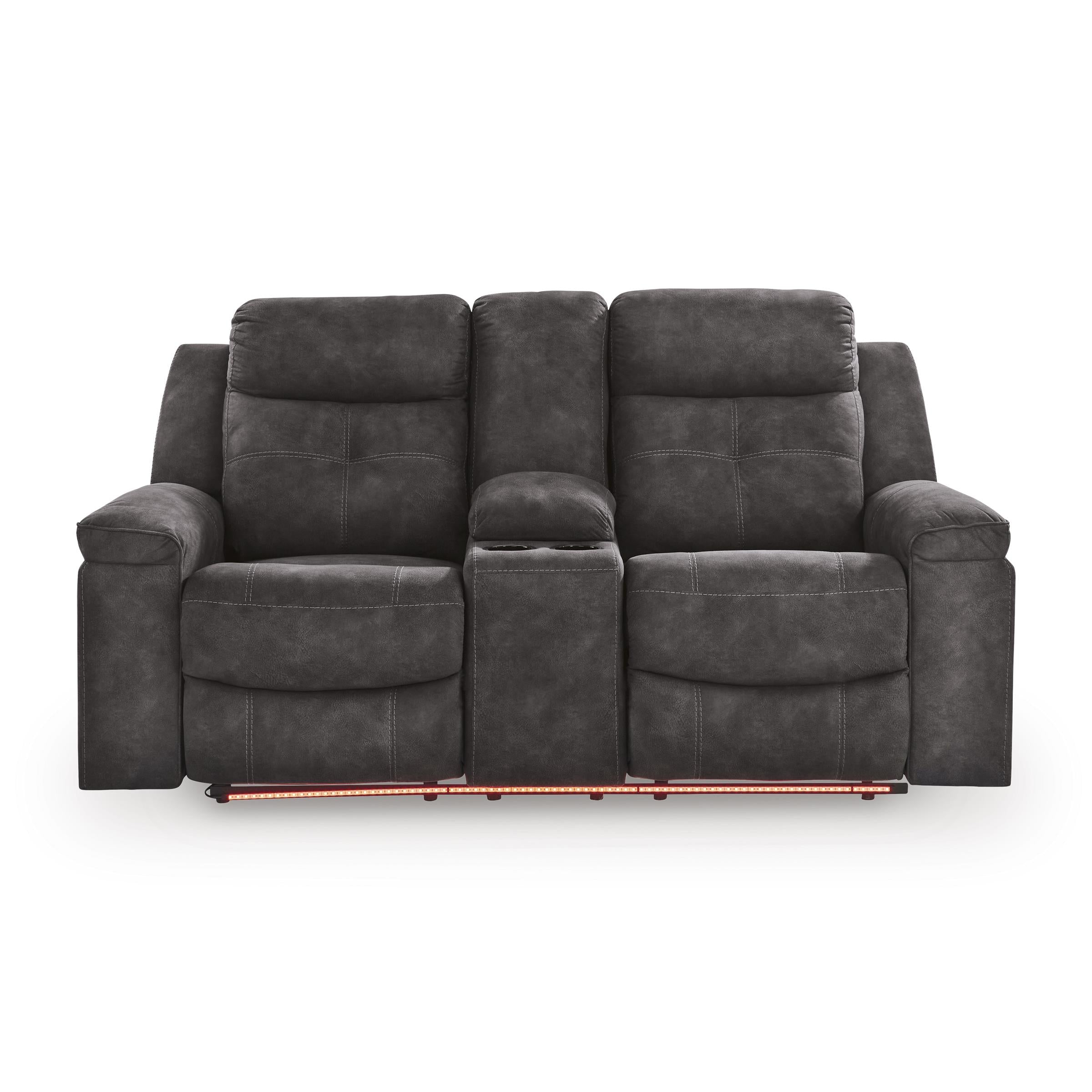 Benchcraft Brysonview 6360594 Double Reclining Loveseat with Console - Image 3