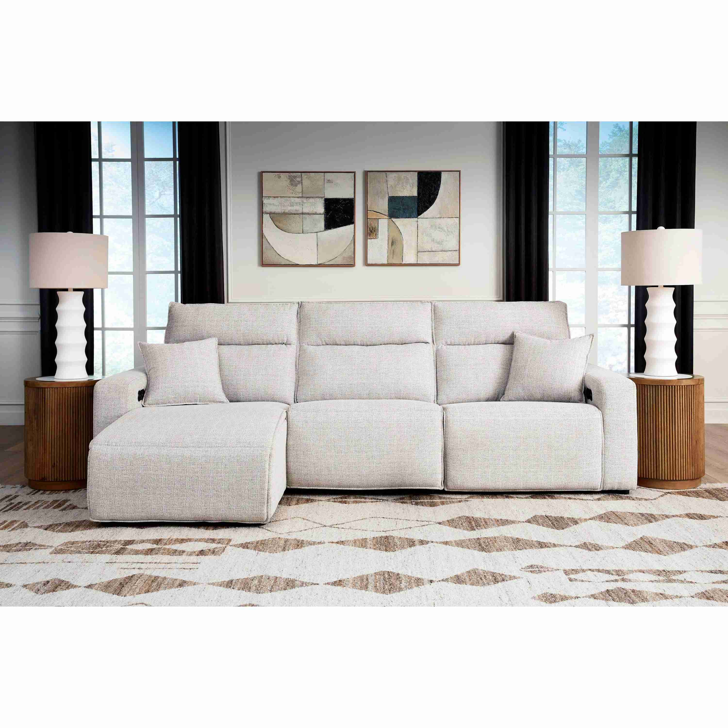Signature Design by Ashley ModMax II 65907S23 3 pc Reclining Sofa Chaise