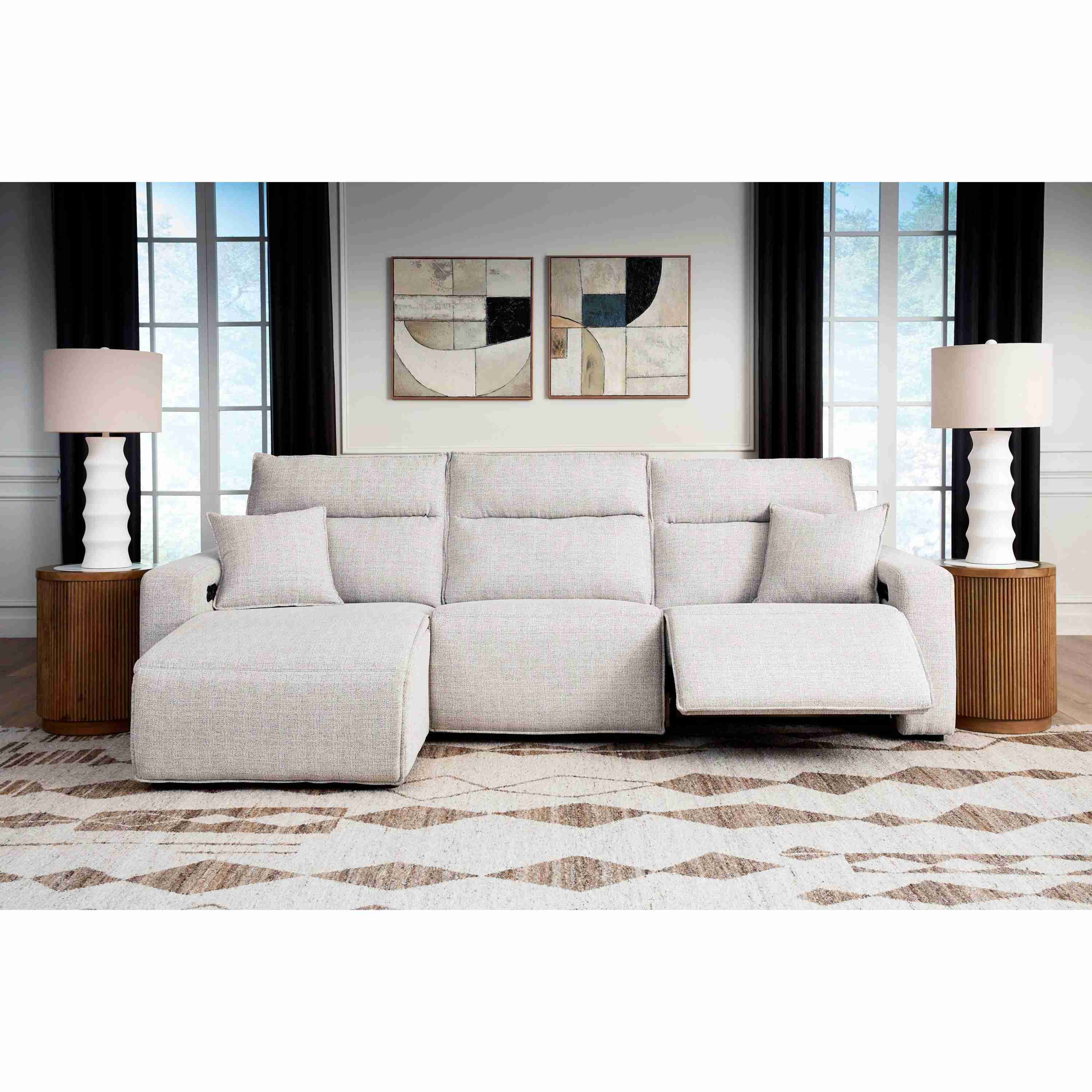 Signature Design by Ashley ModMax II 65907S23 3 pc Reclining Sofa Chaise - Image 2