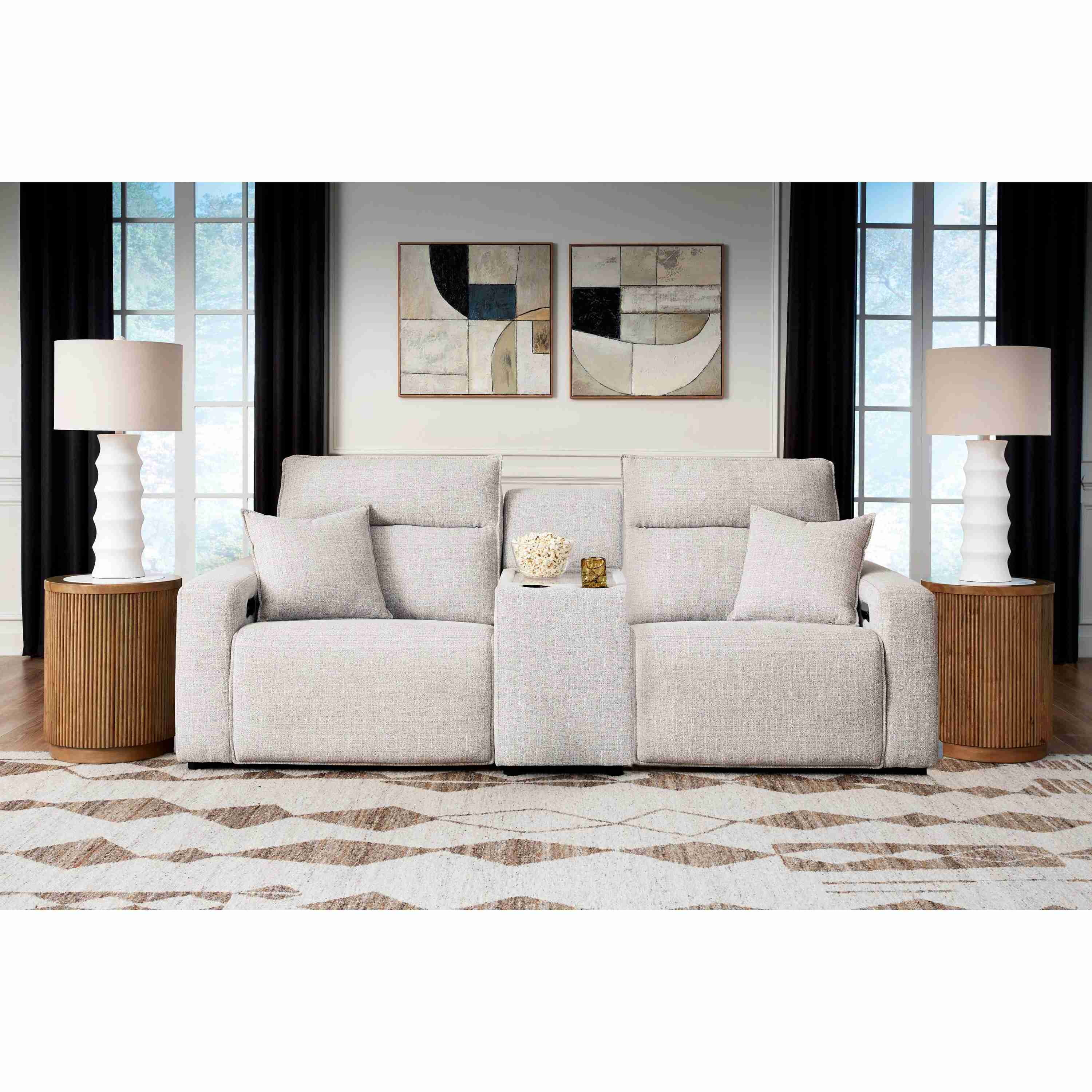 Signature Design by Ashley ModMax II 65907S3 3 pc Power Reclining Sectional with Console