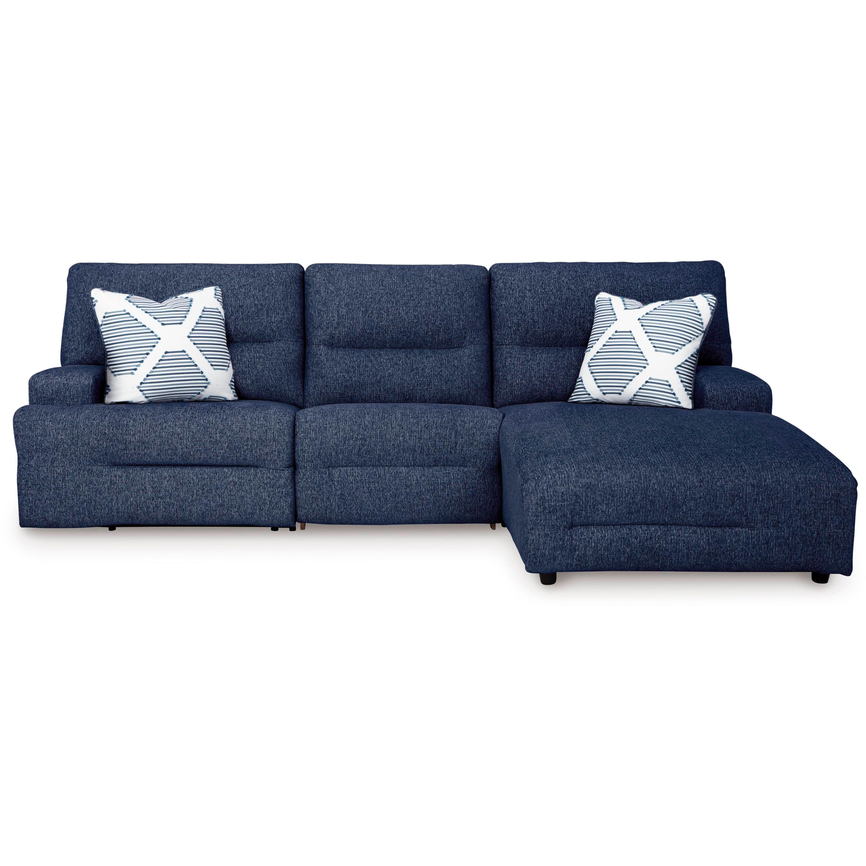 Signature Design by Ashley Acklen Place 93607S17 3 pc Power Reclining Sectional - Image 3