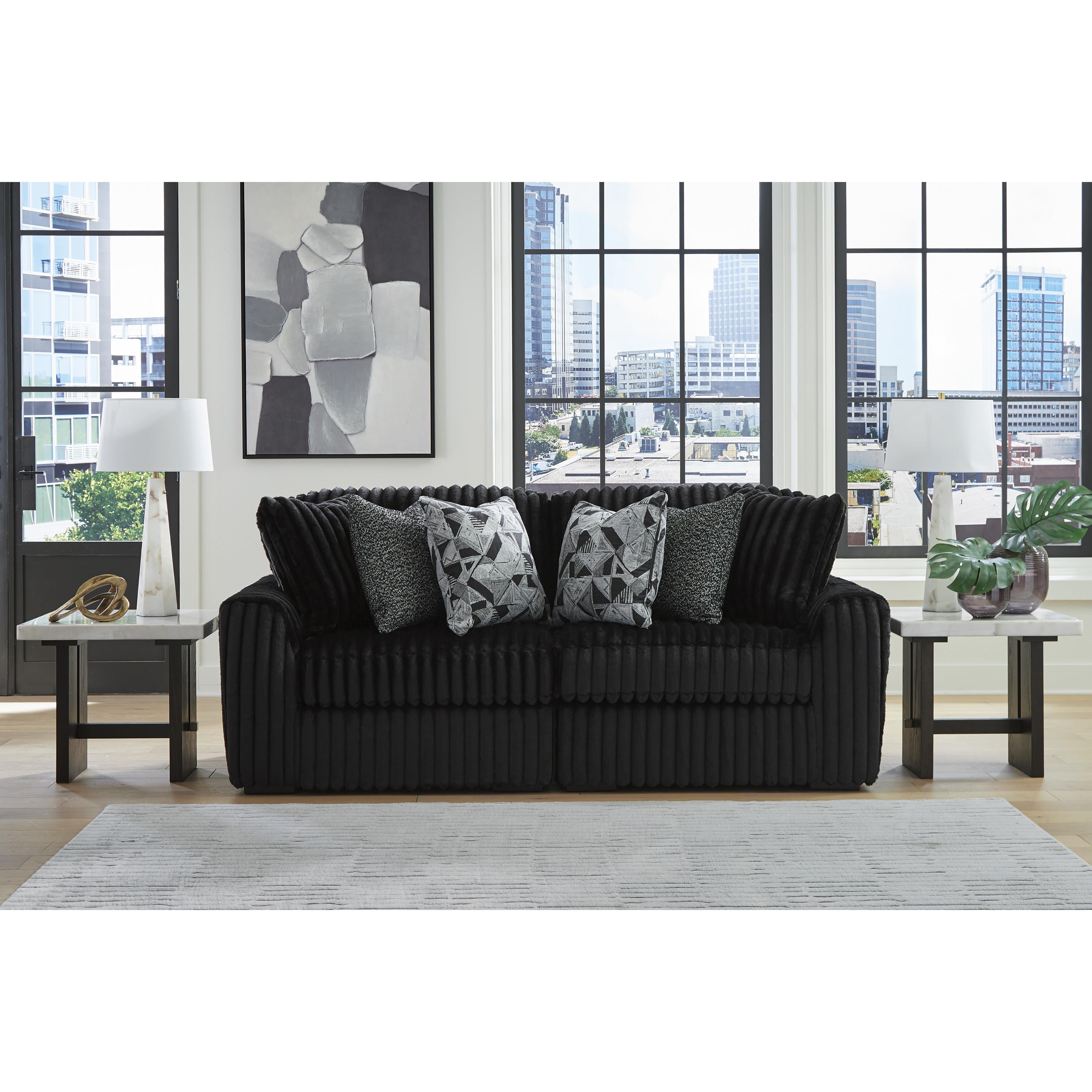 Signature Design by Ashley Midnight-Madness 98103S11 2 pc Sectional Sofa - Image 1