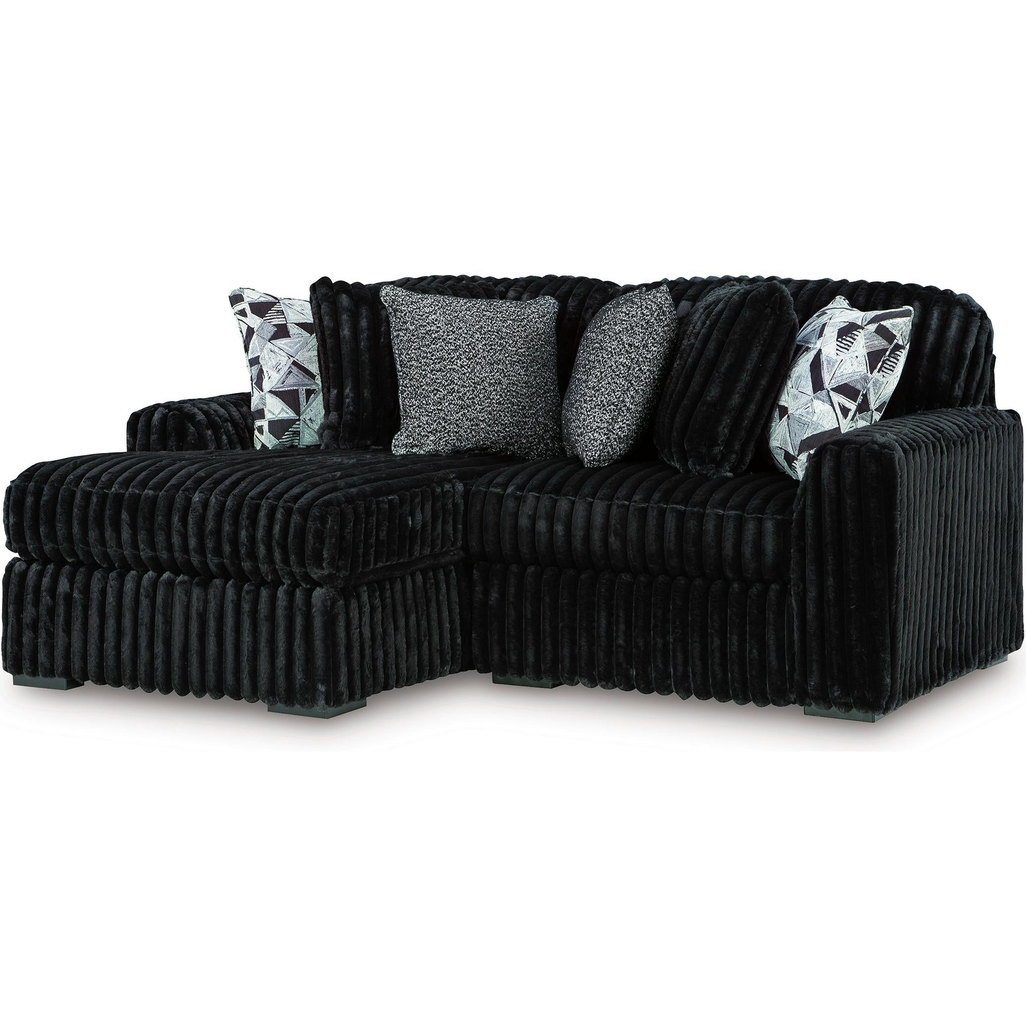 Signature Design by Ashley Midnight-Madness 98103S13 2 pc Sectional with Chaise - Image 1