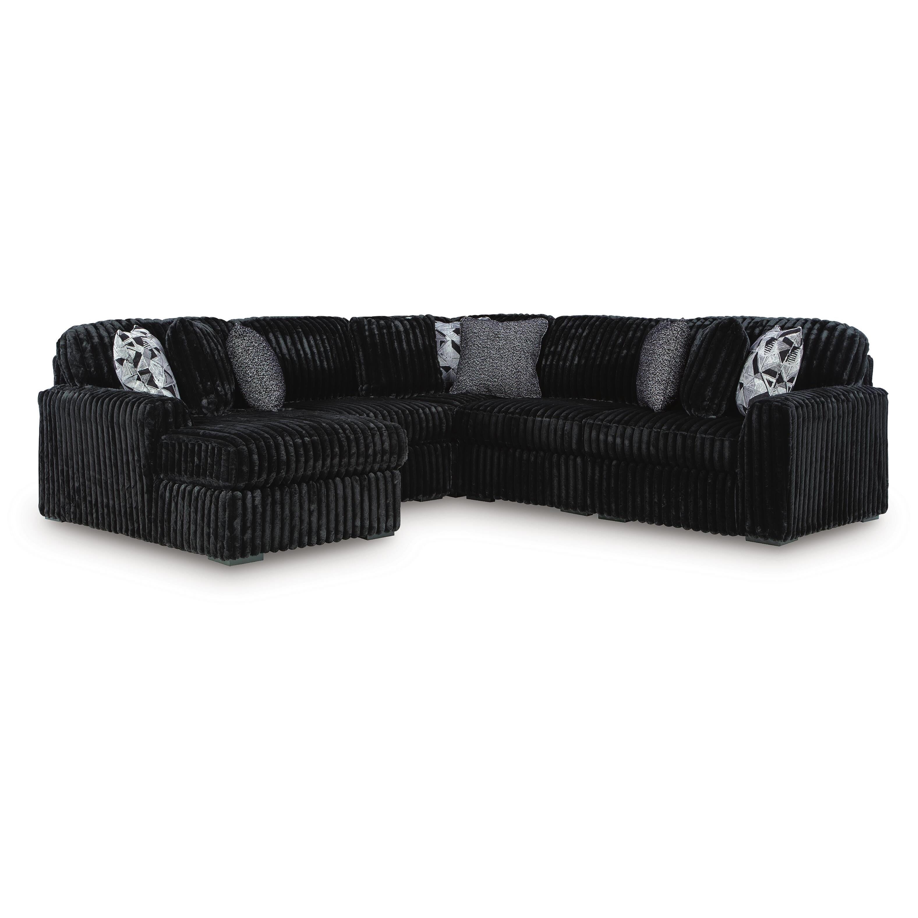 Signature Design by Ashley Midnight-Madness 98103S21 5 pc Sectional with Chaise