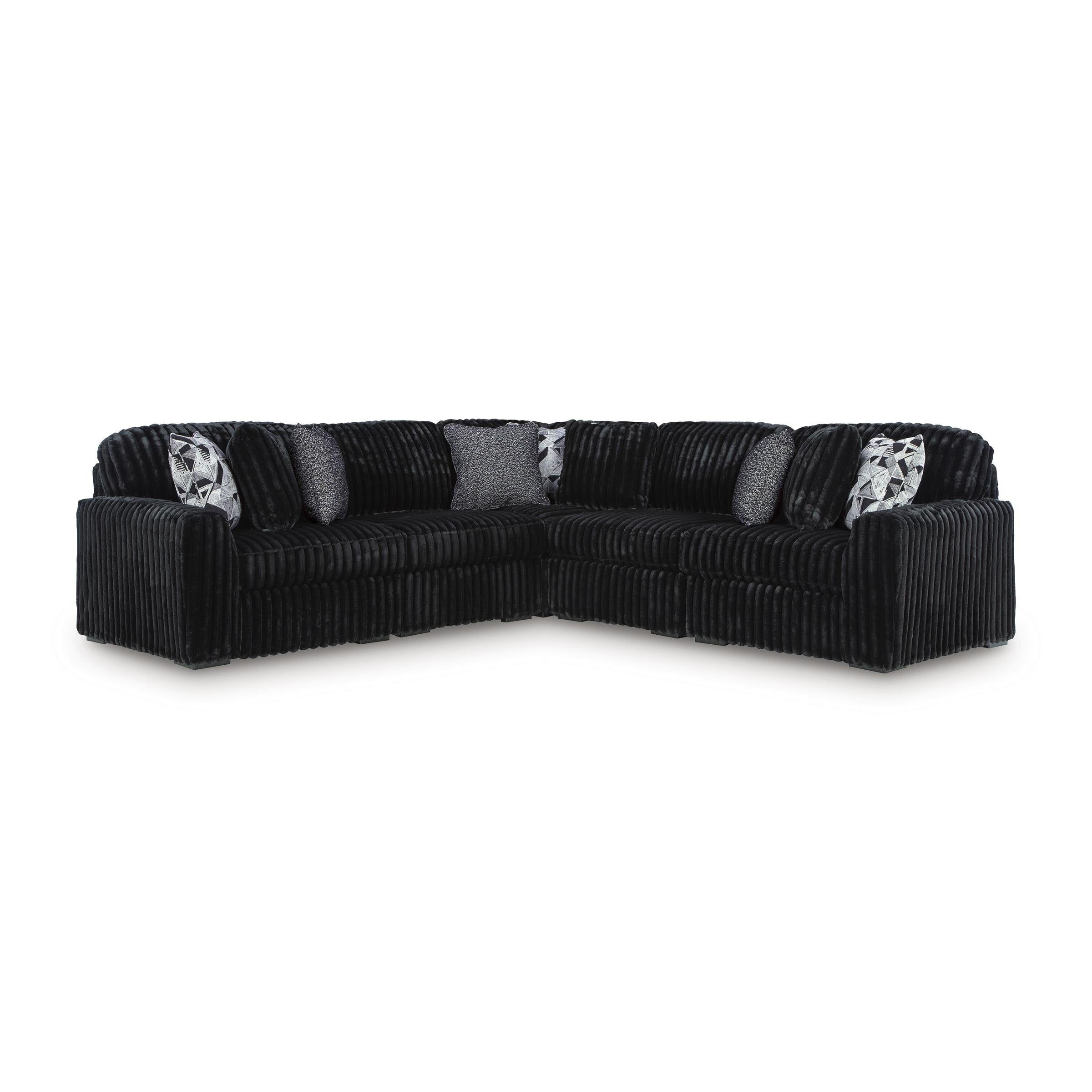 Signature Design by Ashley Midnight-Madness 98103S26 5 pc Sectional - Image 1
