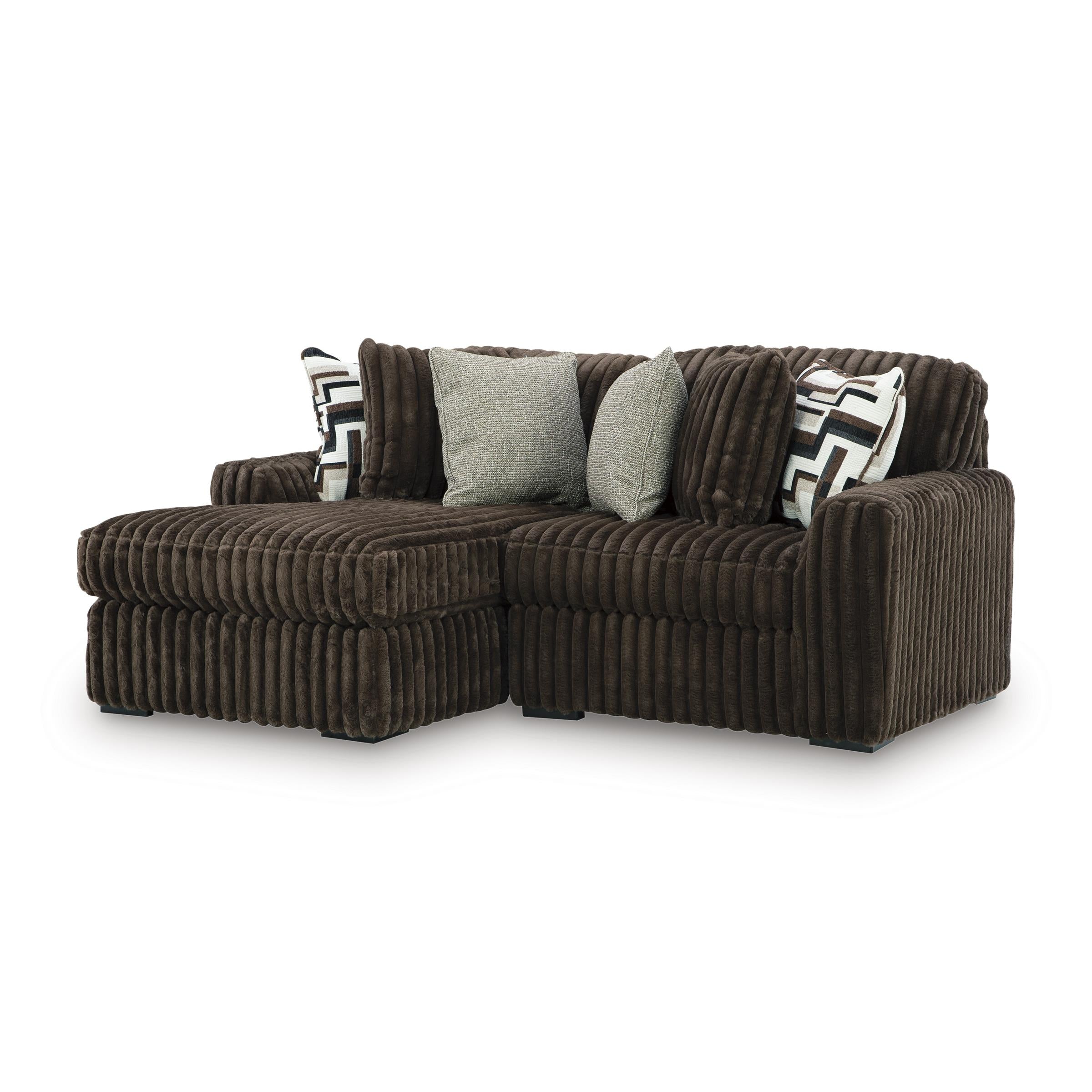 Signature Design by Ashley Midnight-Madness 98104S13 2 pc Sectional with Chaise - Image 1