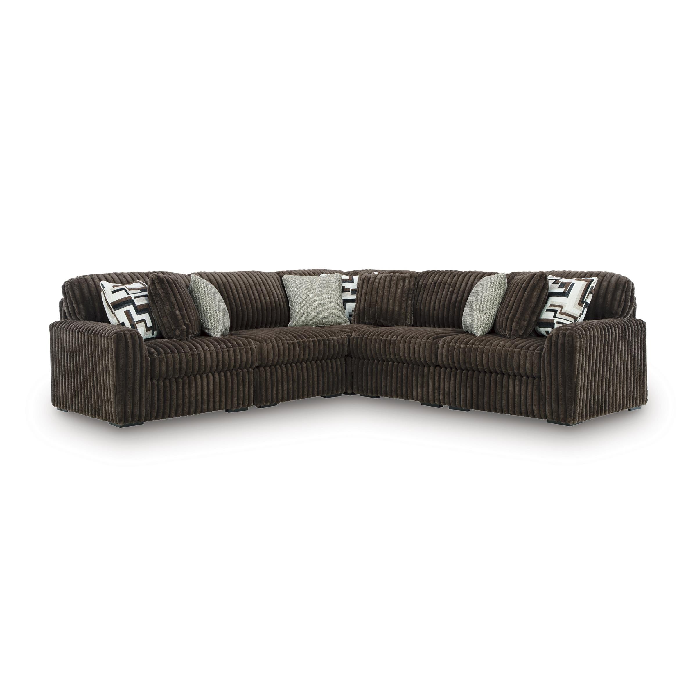 Signature Design by Ashley Midnight-Madness 98104S26 5 pc Sectional - Image 1