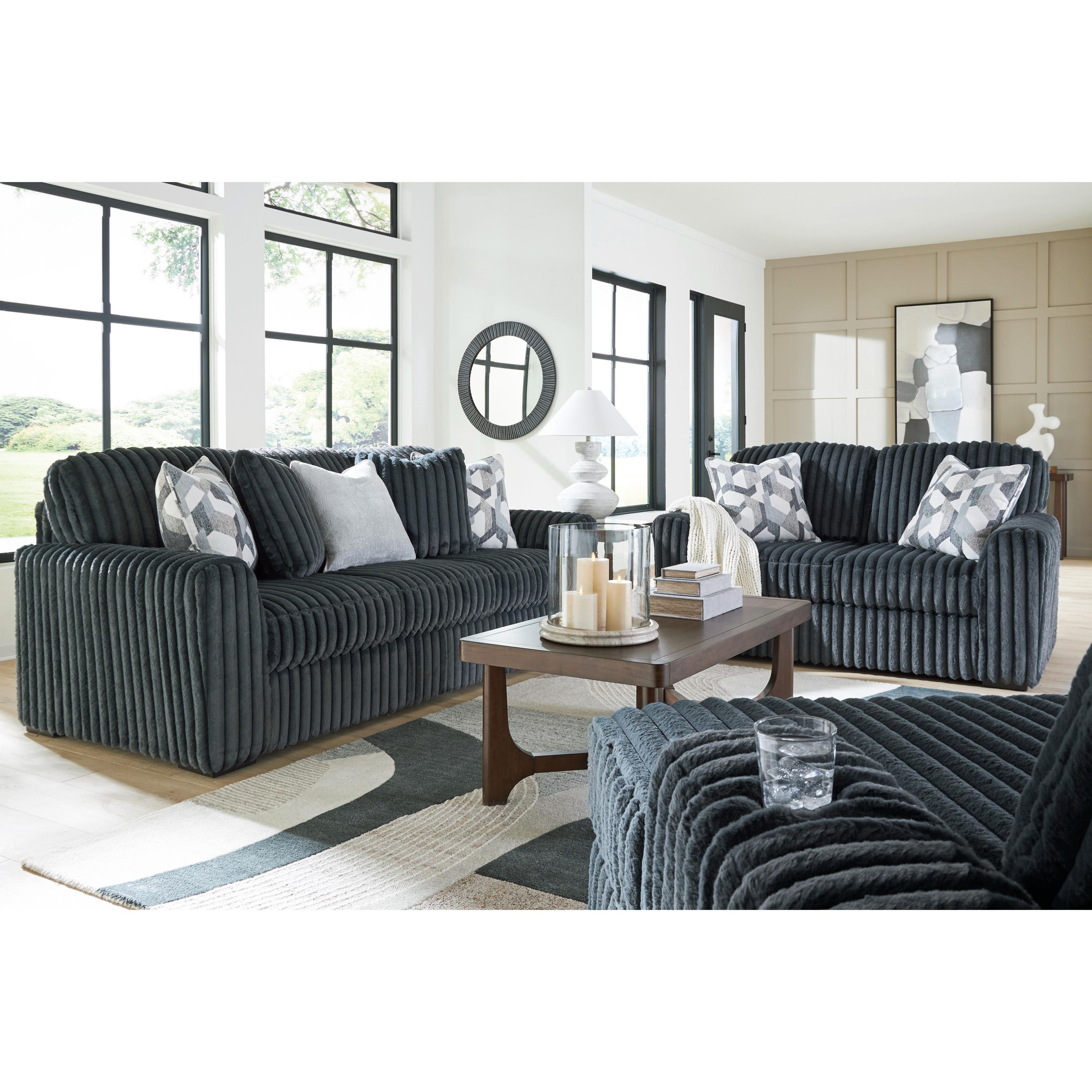 Signature Design by Ashley Midnight-Madness 9810515 Oversized Chaise - Image 3