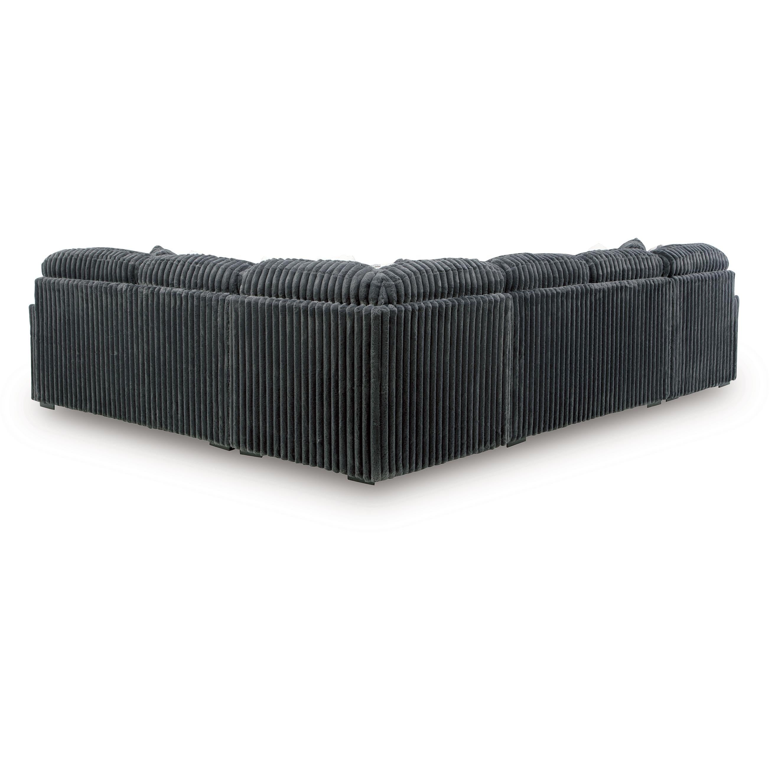 Signature Design by Ashley Midnight-Madness 98105S1 4 pc Sectional with Chaise - Image 3