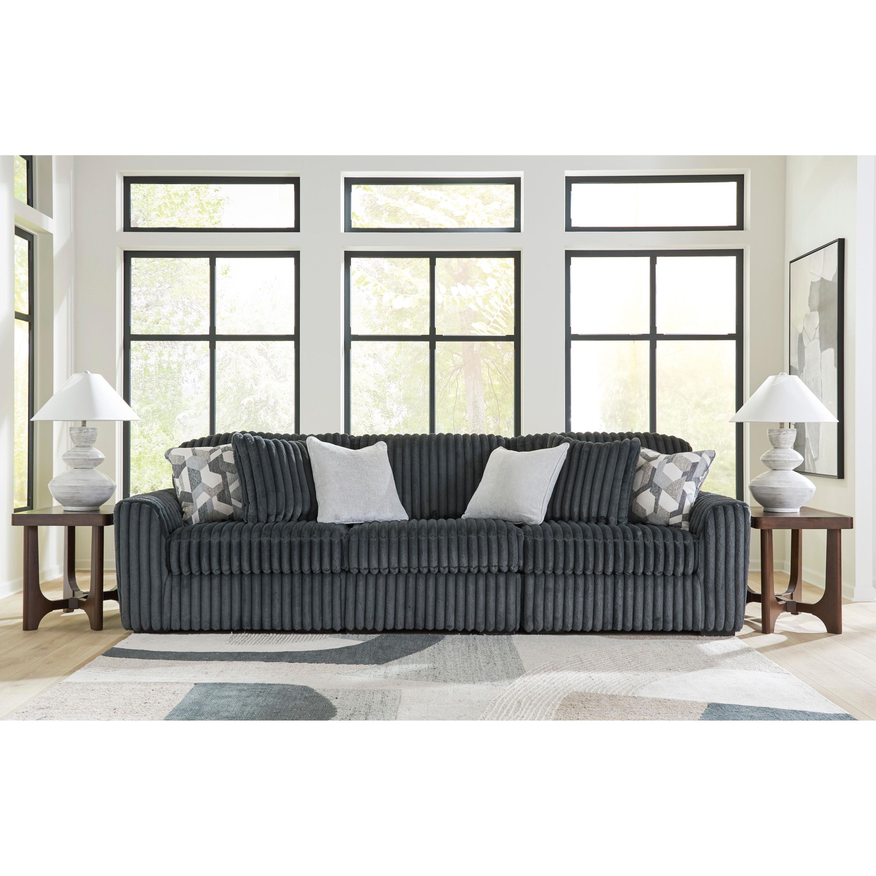 Signature Design by Ashley Midnight-Madness 98105S14 3 pc Sectional Sofa - Image 1