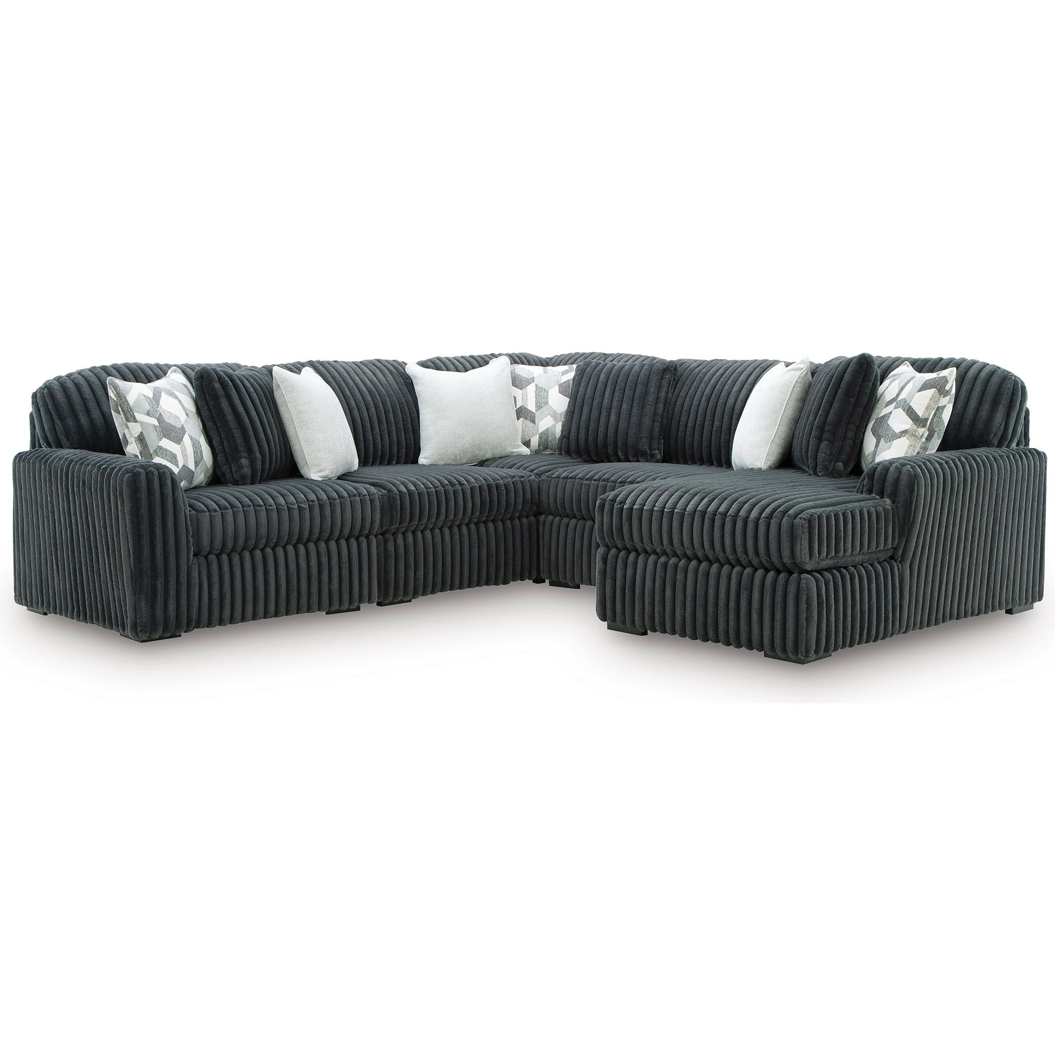 Signature Design by Ashley Midnight-Madness 98105S23 5 pc Sectional with Chaise - Image 1