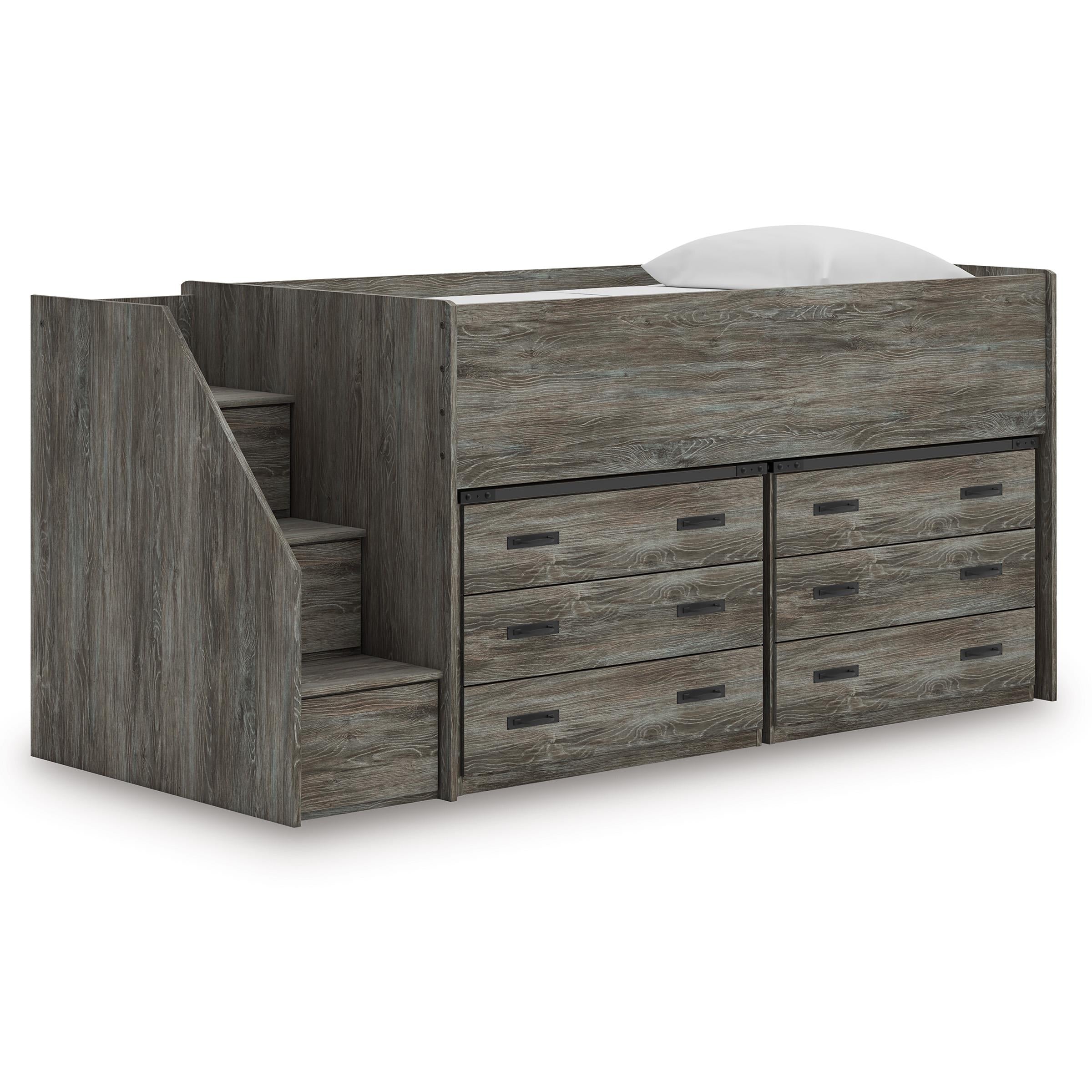 Signature Design by Ashley Frandern B4480B26 Twin Loft Bed with Drawer Storage - Image 1