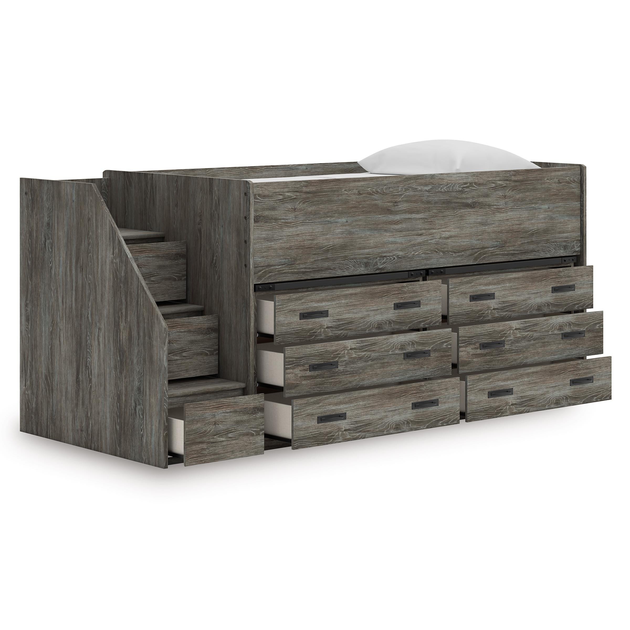 Signature Design by Ashley Frandern B4480B26 Twin Loft Bed with Drawer Storage - Image 2