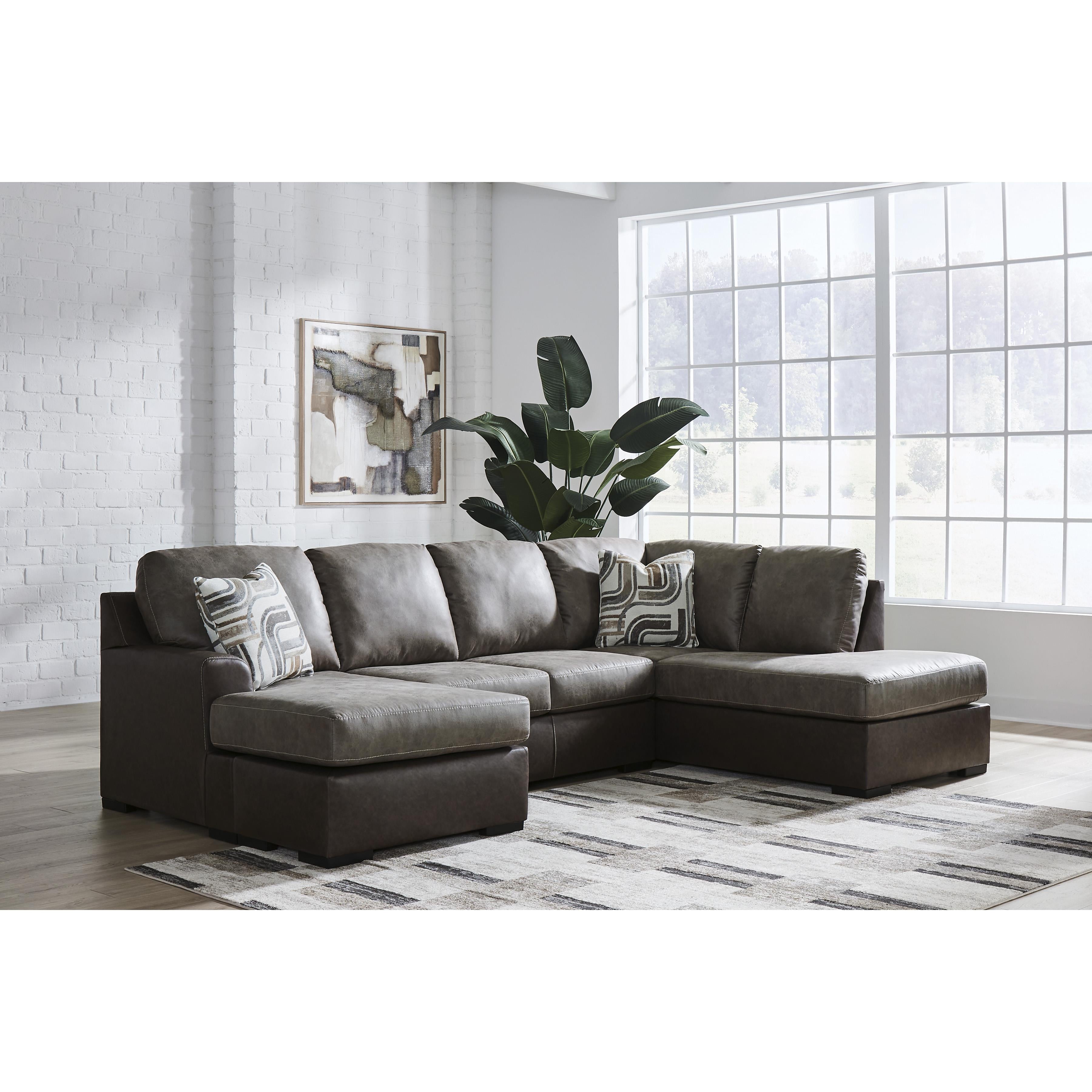 Signature Design by Ashley Castille Way PC62703S2 2 pc Sectional with Chaise - Image 2