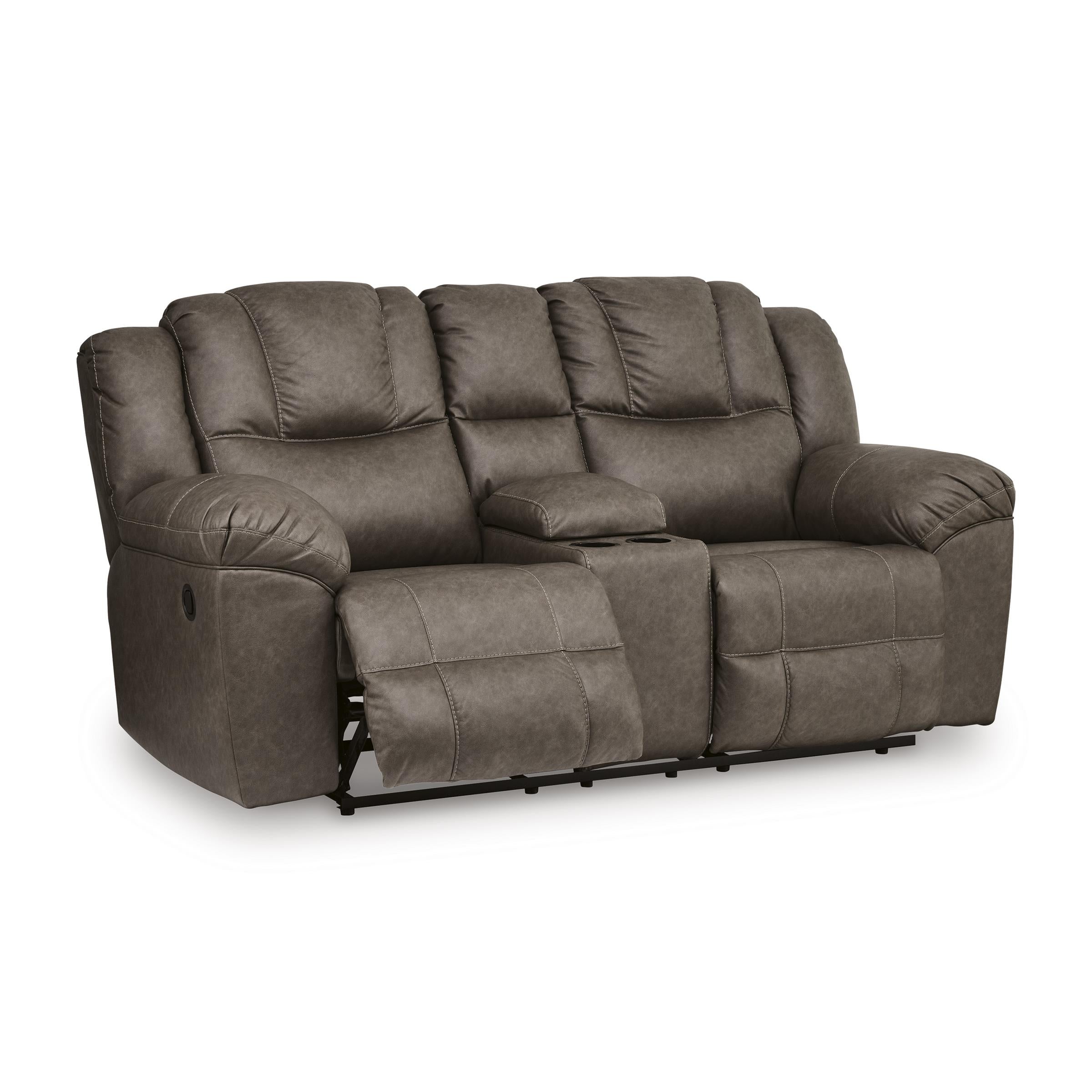 Signature Design by Ashley Lowilla PC6450694 Double Reclining Loveseat with Console - Image 2