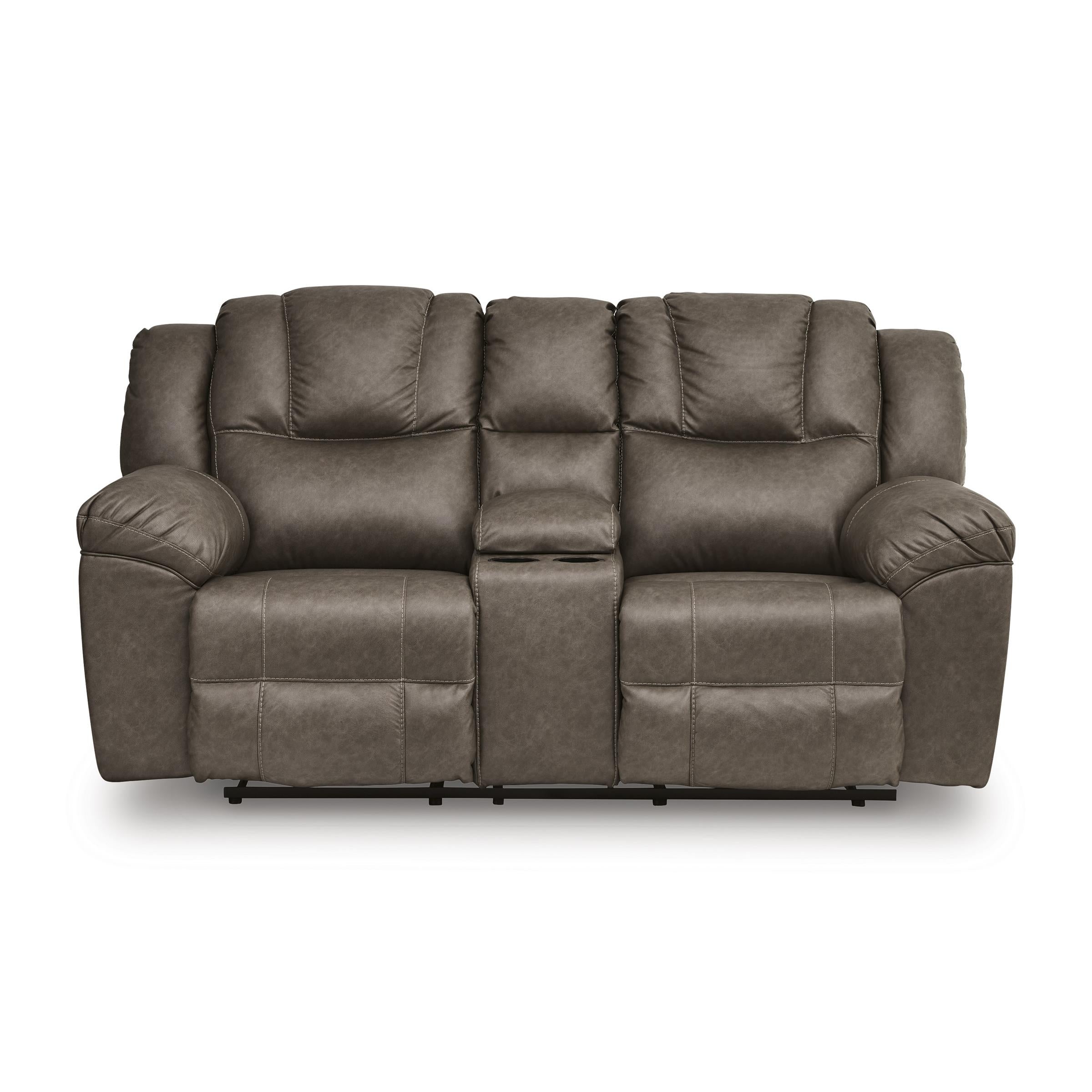 Signature Design by Ashley Lowilla PC6450694 Double Reclining Loveseat with Console - Image 3
