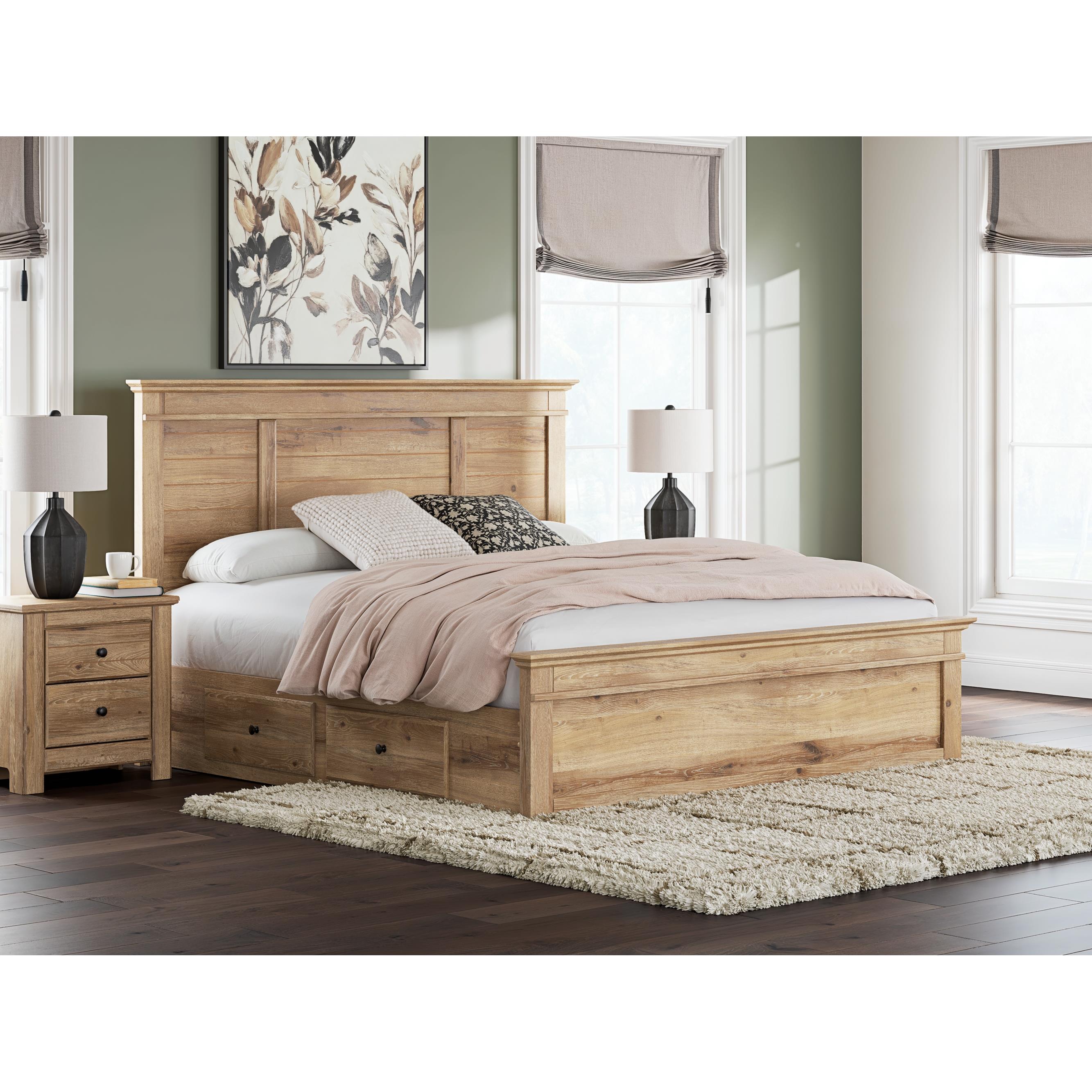 Signature Design by Ashley Makidern PCB1170B14 King Panel Storage Bed - Image 2