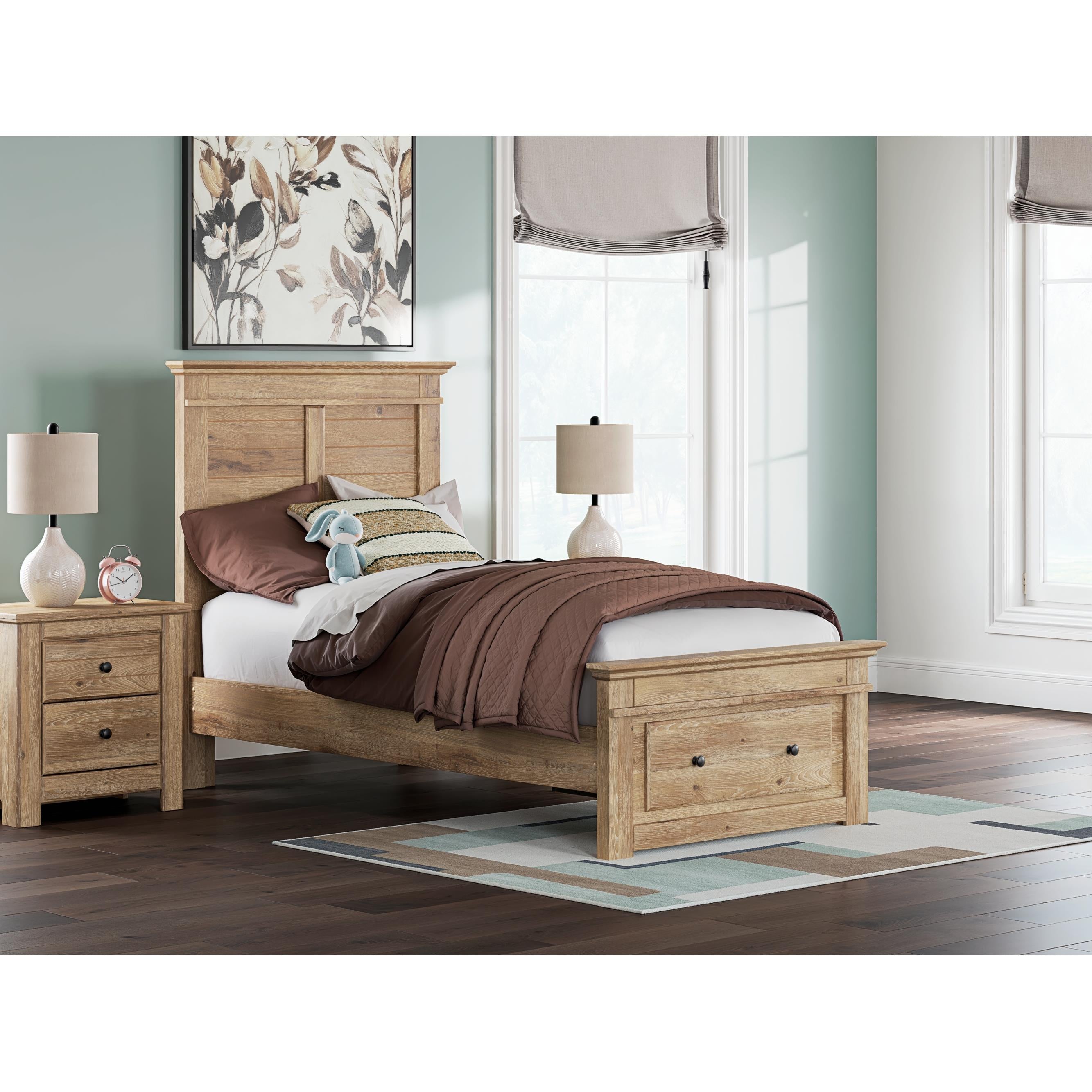 Signature Design by Ashley Makidern PCB1170B22 Twin Panel Storage Bed - Image 2