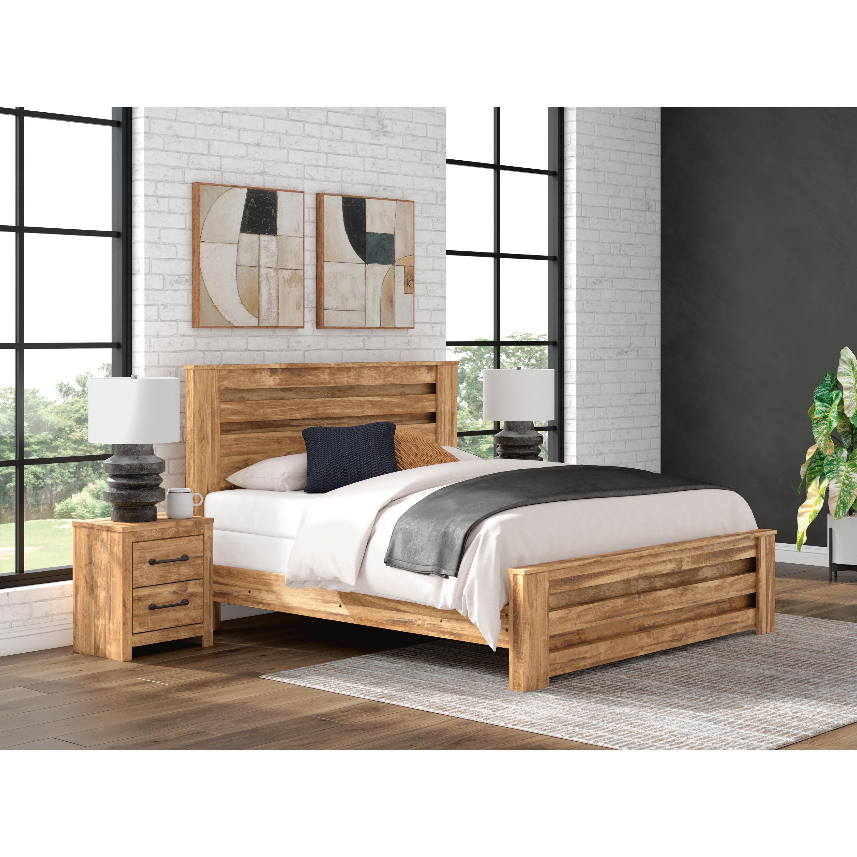 Signature Design by Ashley Maystonna PCB1580B7 King Panel Bed - Image 2