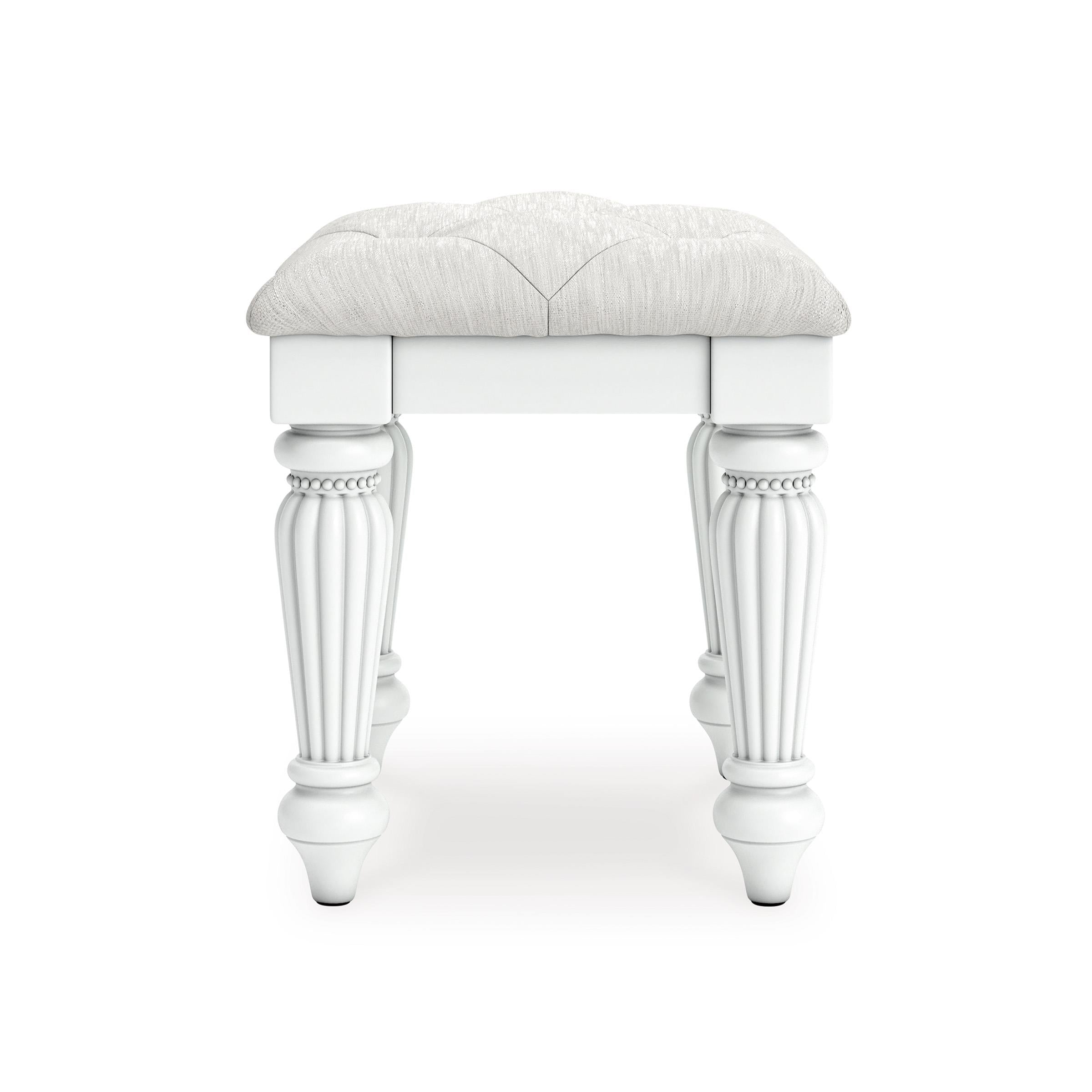 Signature Design by Ashley Kozlani PCB1819-01 Vanity Upholstered Stool - Image 2