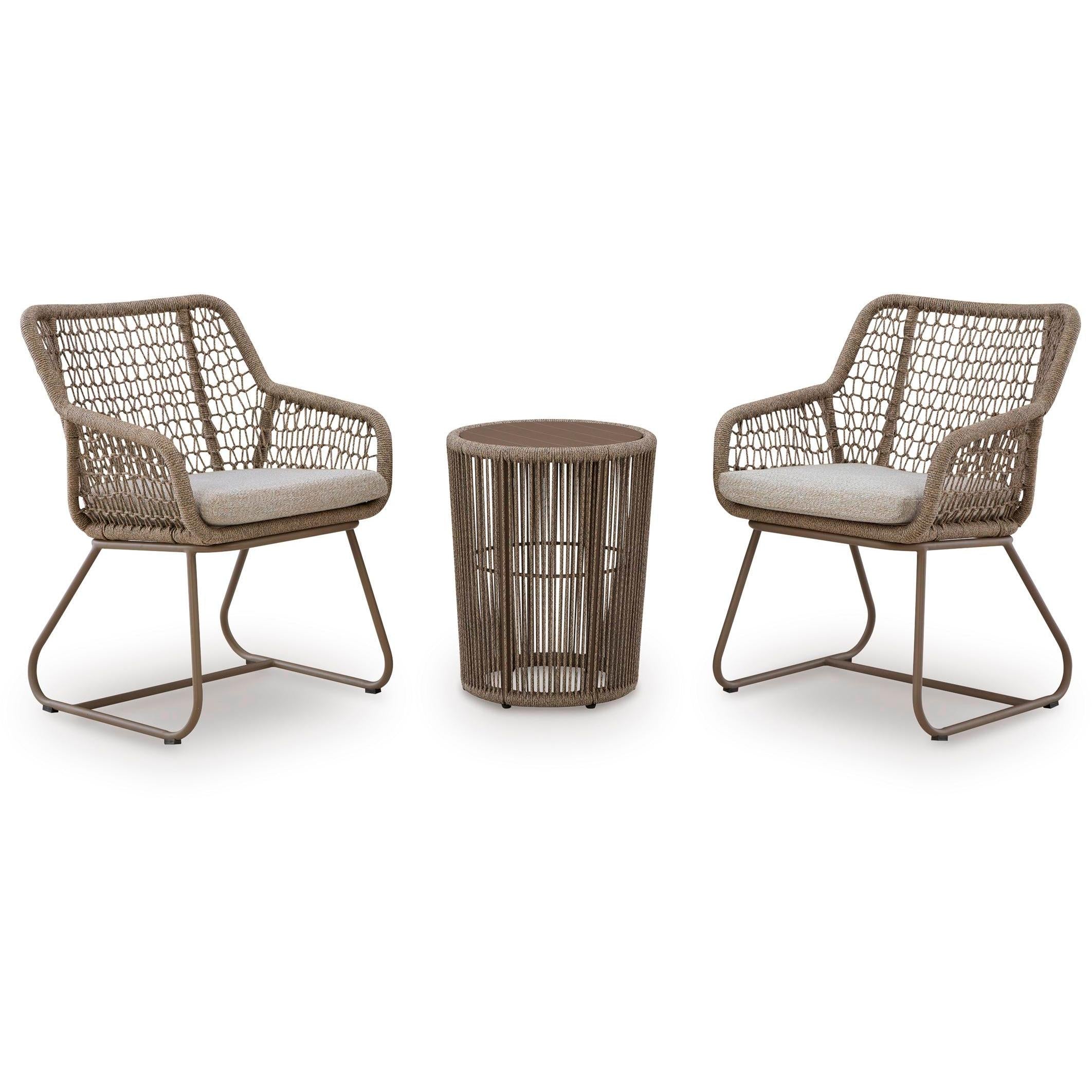 Signature Design by Ashley Majors Beach PCP321-050 Chairs with Cushion/Table Set - Image 1