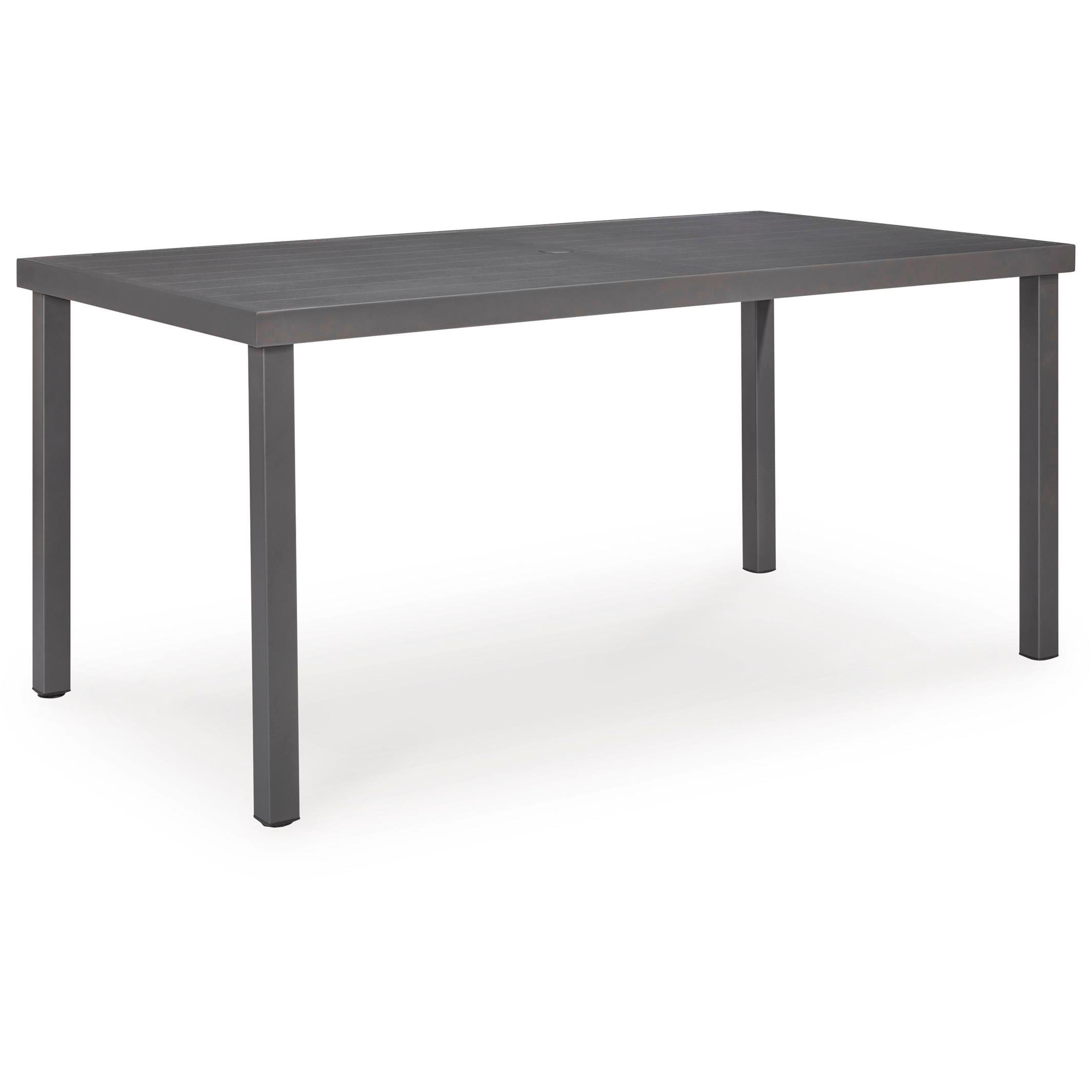 Signature Design by Ashley Rocky Creek PCP326-615 Square Dining Table with Umbrella Option - Image 1