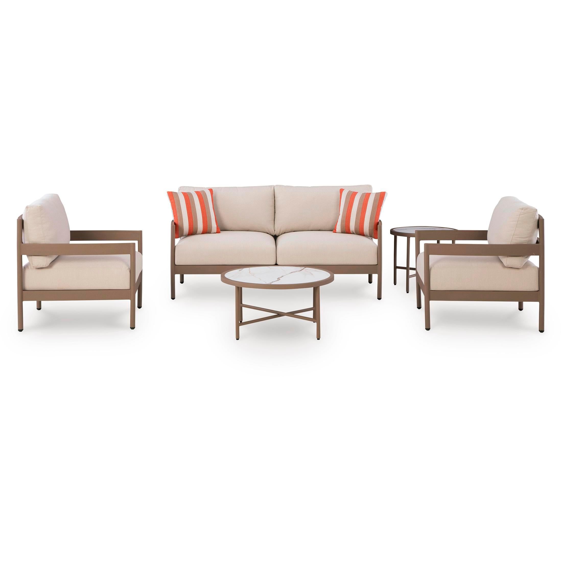 Signature Design by Ashley Bluff Trail PCP383-080 Love/Chairs/Tables Set - Image 1