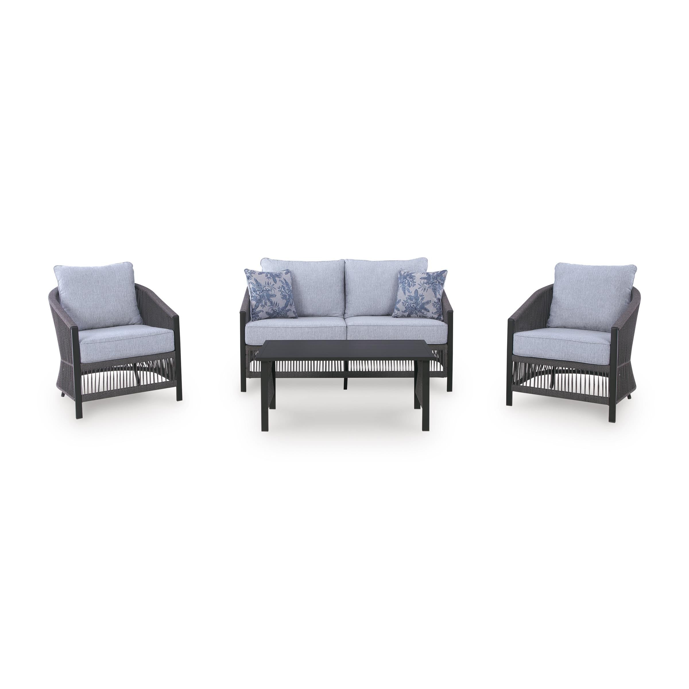 Signature Design by Ashley Bridges Beach PCP391-080 Love/Chairs/Table Set - Image 2
